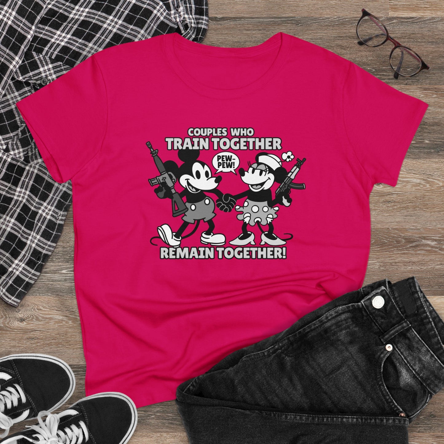 Couple's Therapy! Women's Midweight Cotton Tee