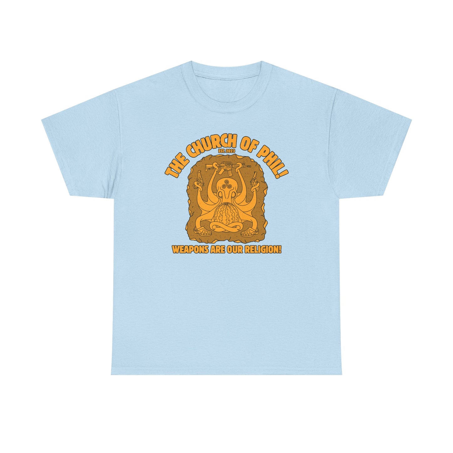 Vintage Style  - Weapons Are Our Religion! Unisex Heavy Cotton Tee