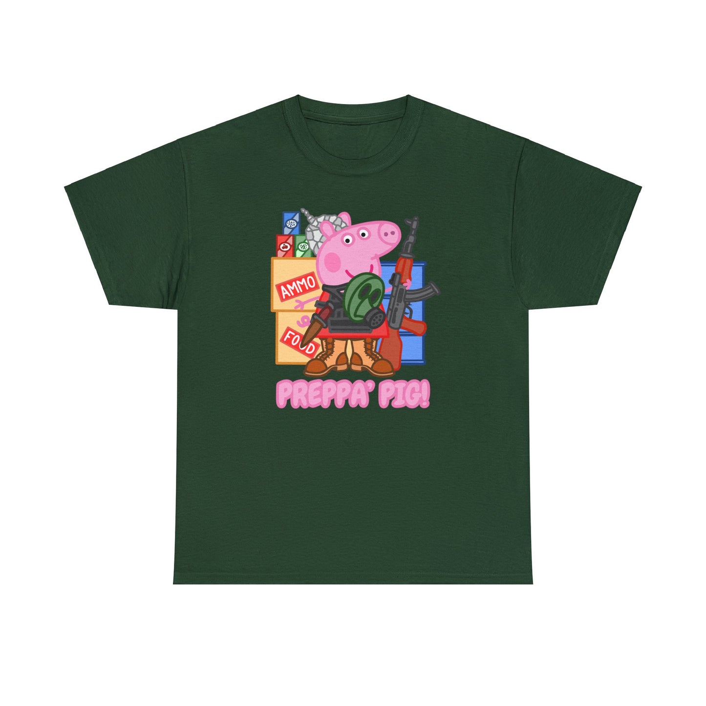 Preppa' Pig! Unisex Heavy Cotton Tee