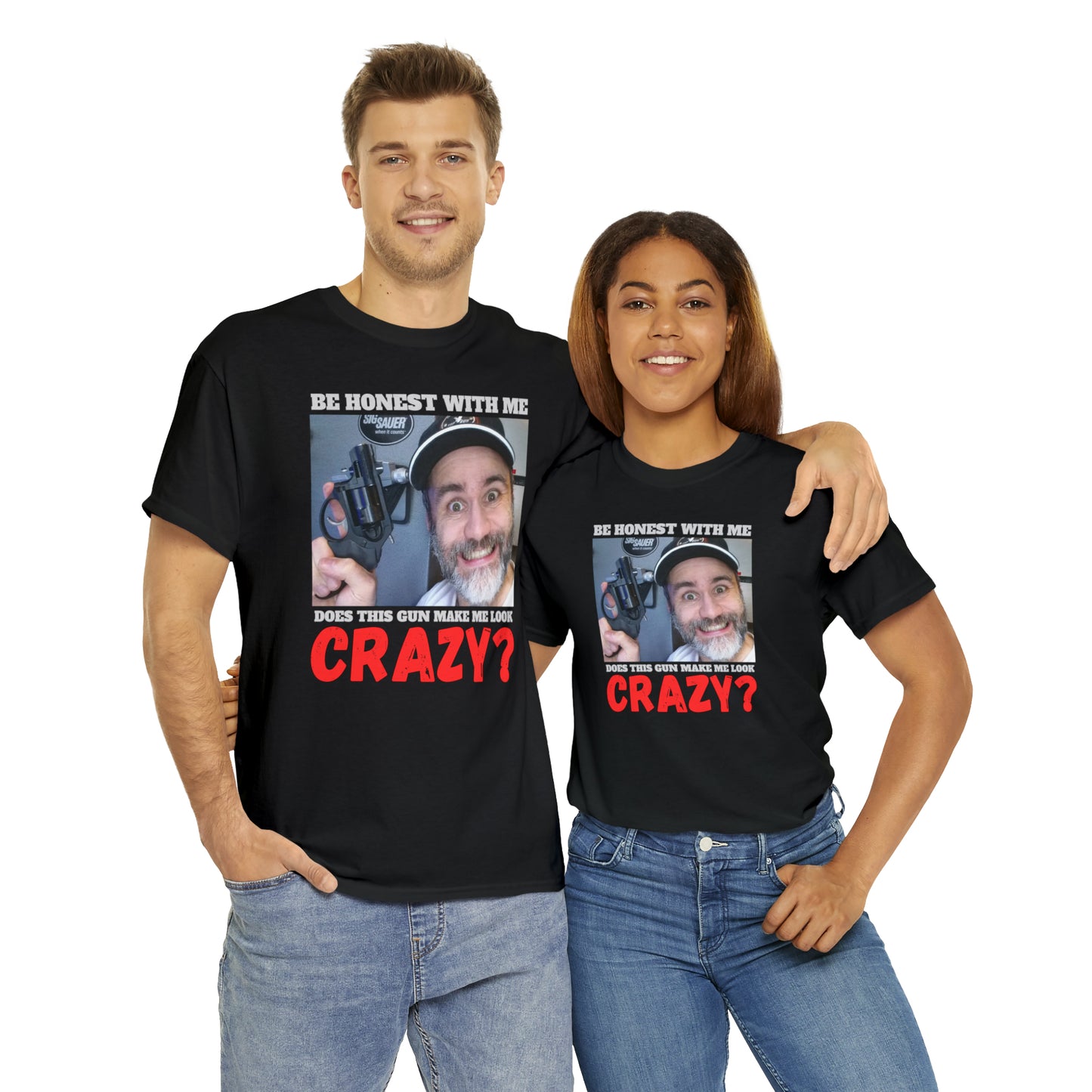 Crazy? Unisex Heavy Cotton Tee