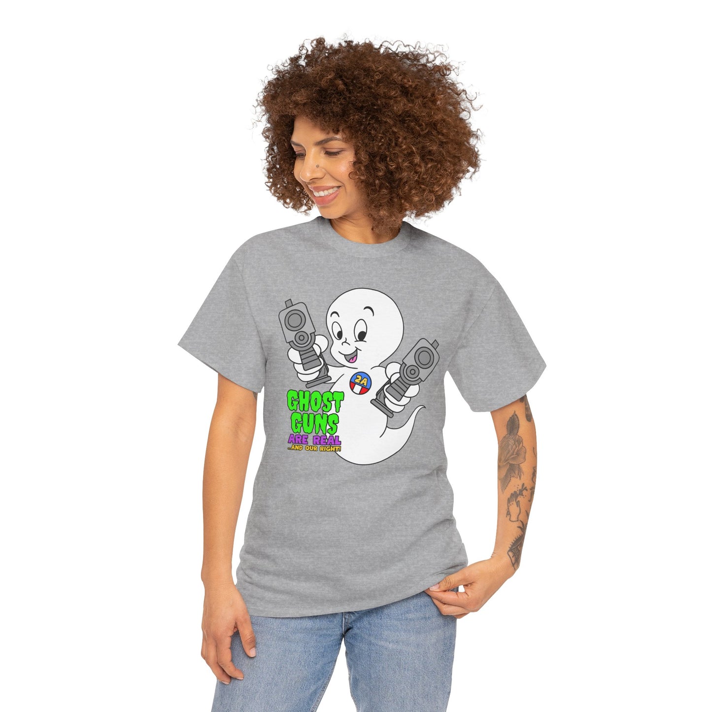Ghost Guns R Real! Unisex Heavy Cotton Tee