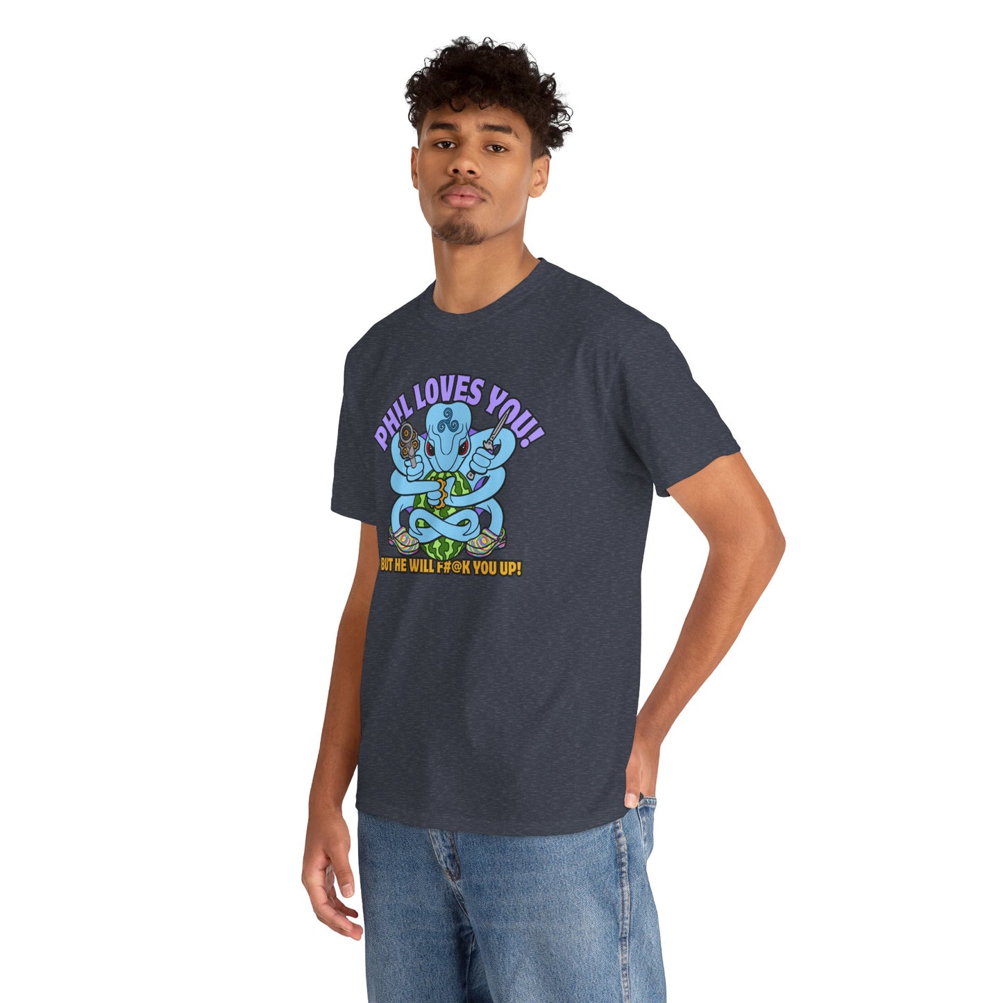 Phil Loves You! Unisex Heavy Cotton Tee