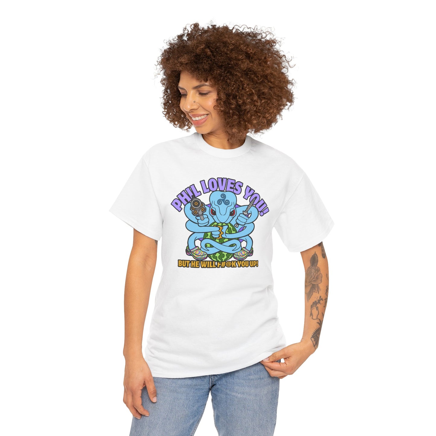 Phil Loves You! Unisex Heavy Cotton Tee