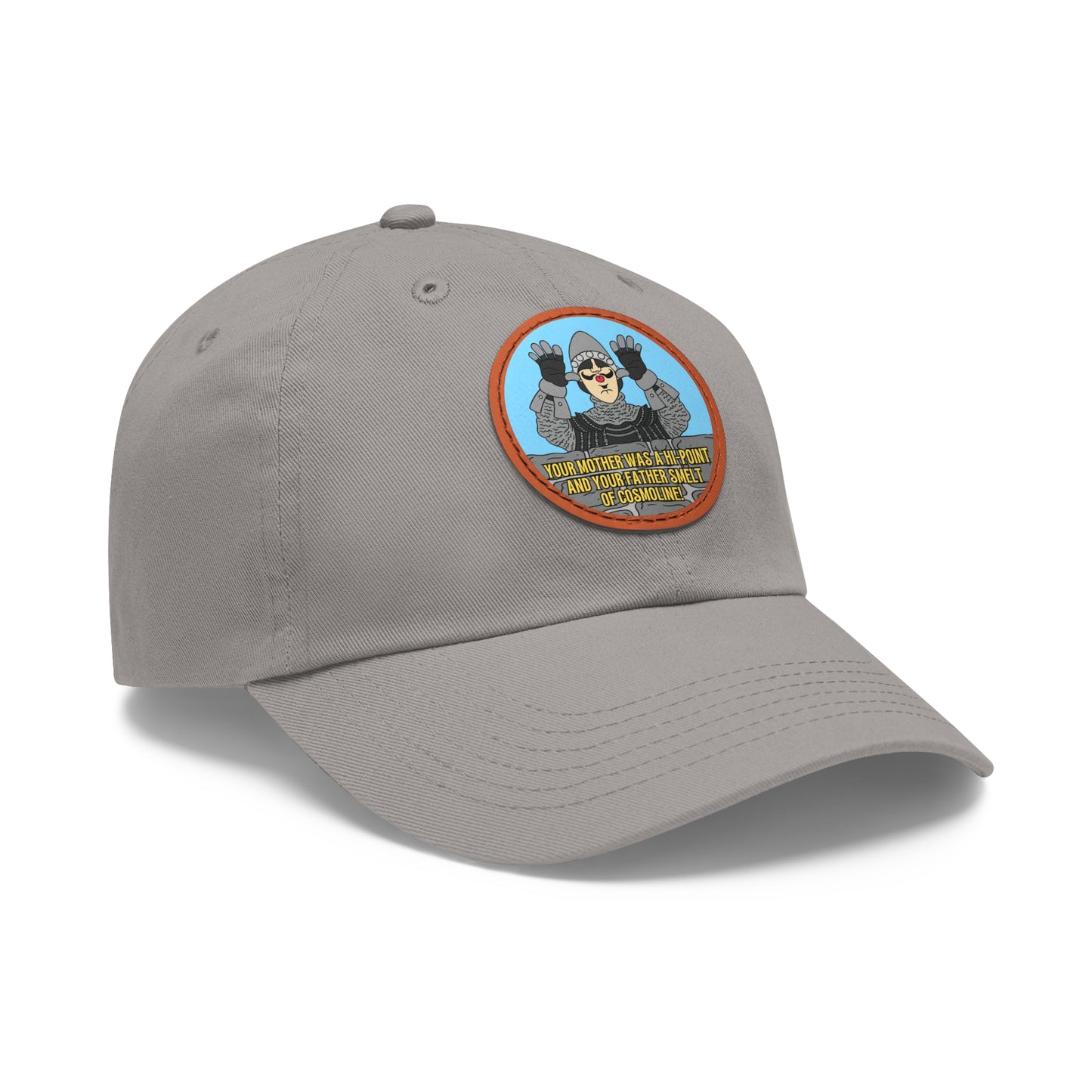 Cosmoline Taunt! Dad Hat with Leather Patch (Round)