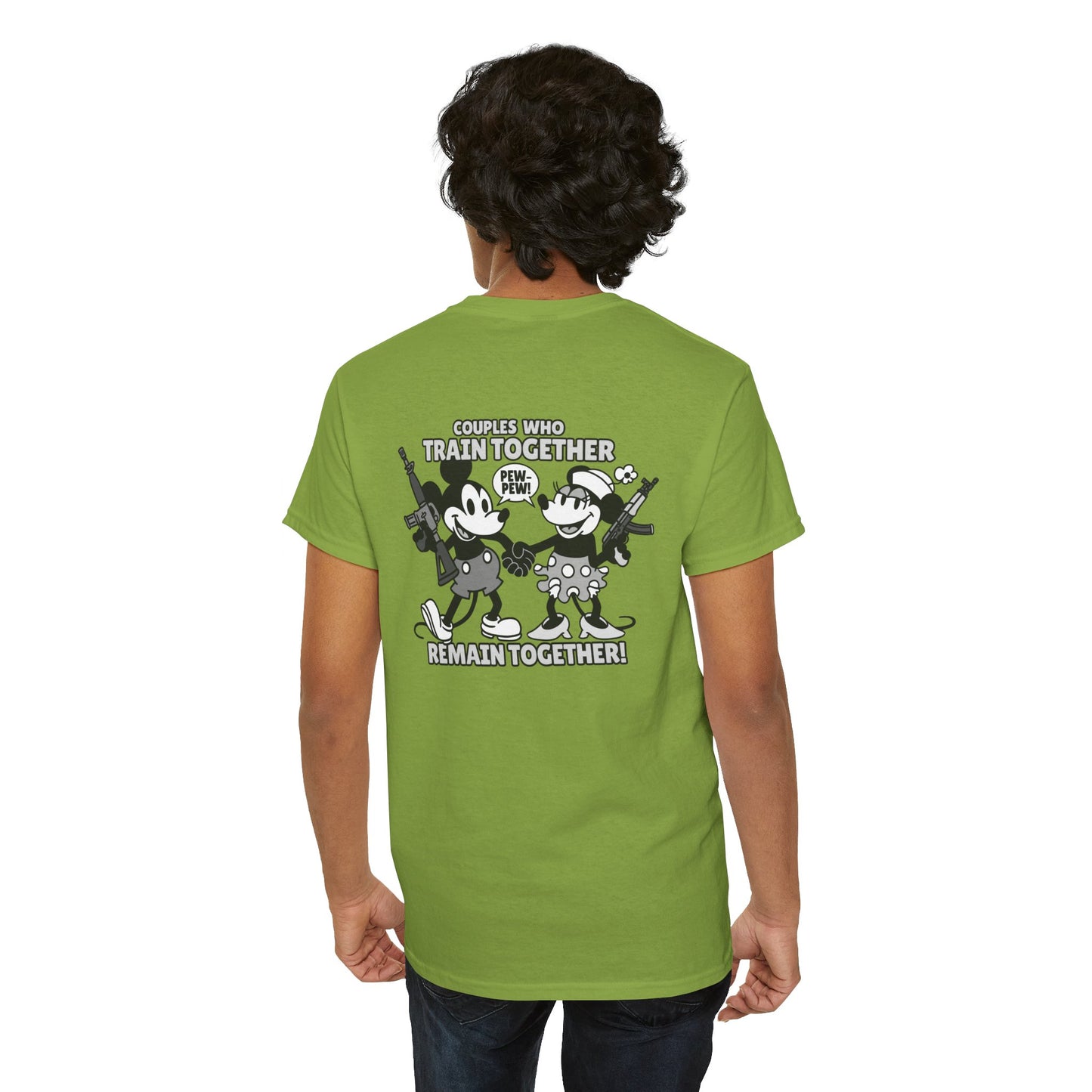 Couple's Therapy! (Back Print) Unisex Heavy Cotton Tee