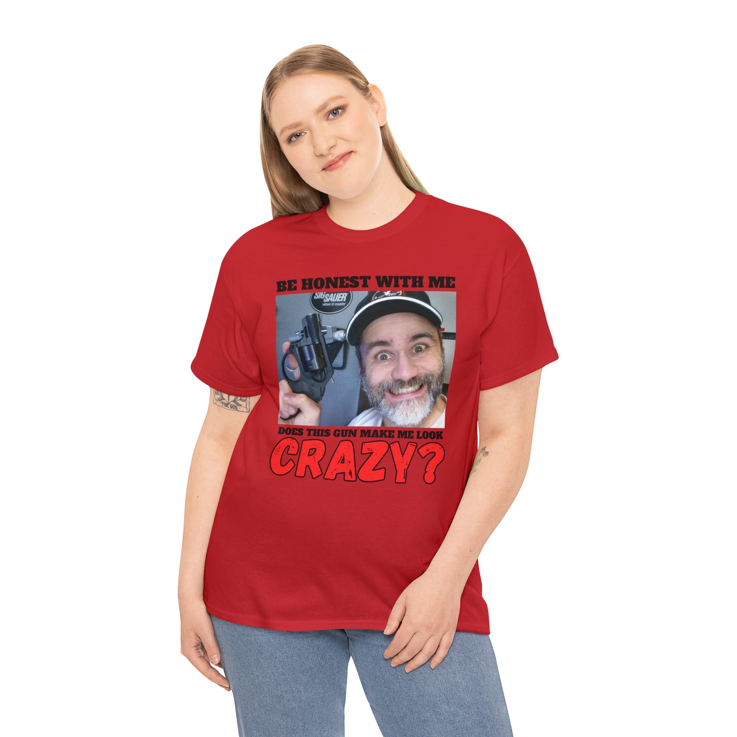 Crazy? Unisex Heavy Cotton Tee