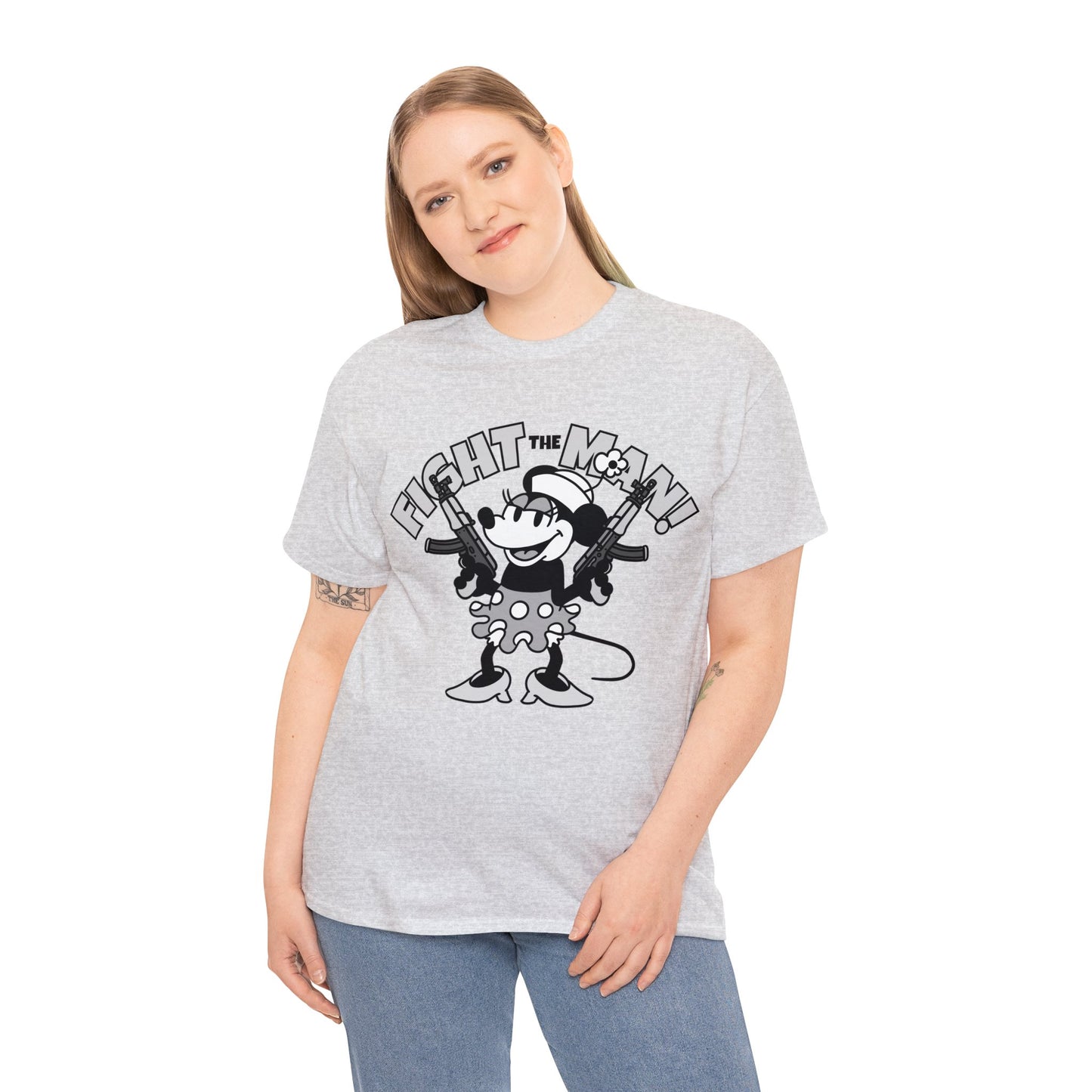 Fight the Man! Unisex Heavy Cotton Tee