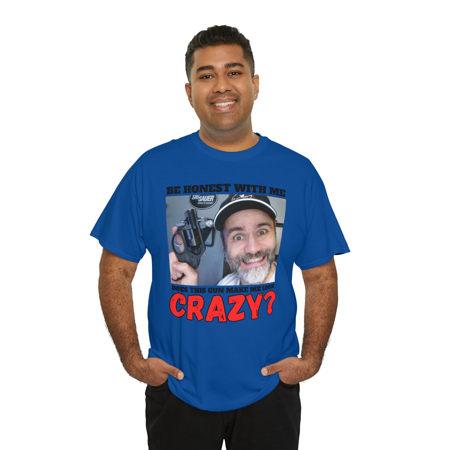 Crazy? Unisex Heavy Cotton Tee