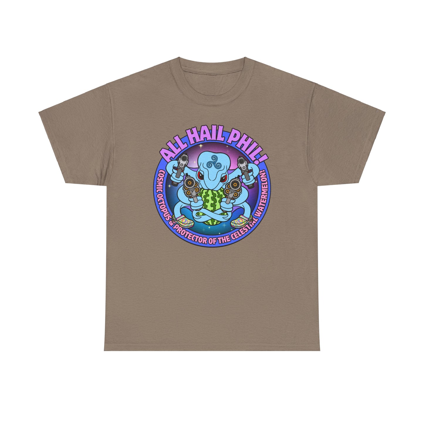 Cosmic Octopus! Unisex Heavy Cotton Tee