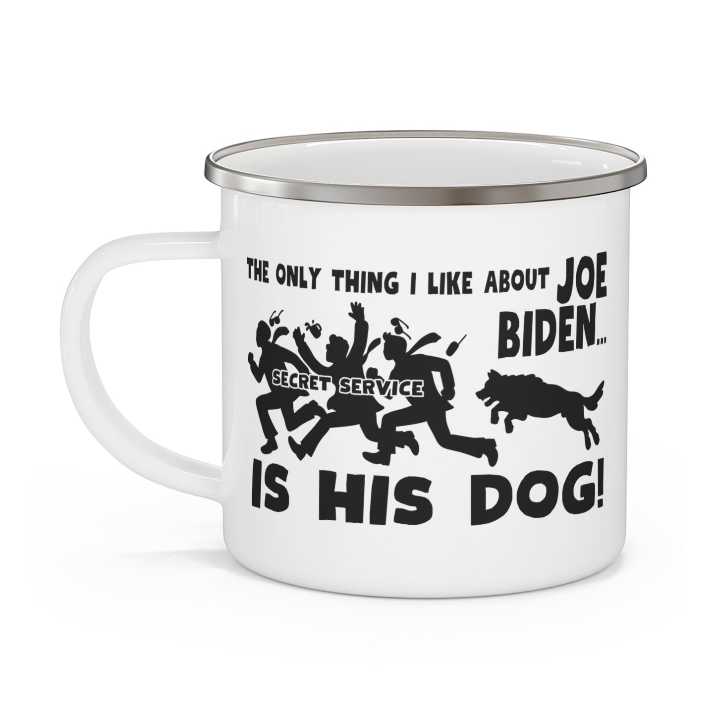What I Like About Biden! Enamel Camping Mug