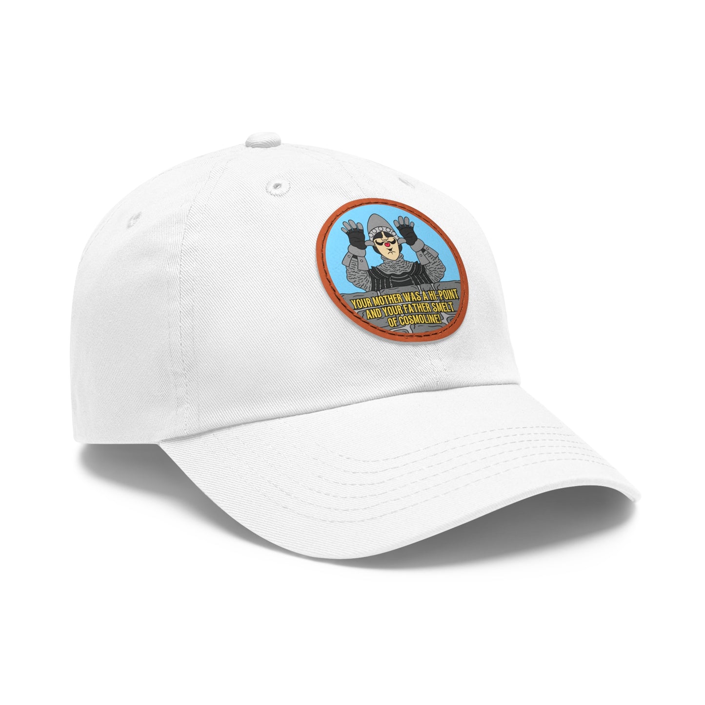 Cosmoline Taunt! Dad Hat with Leather Patch (Round)