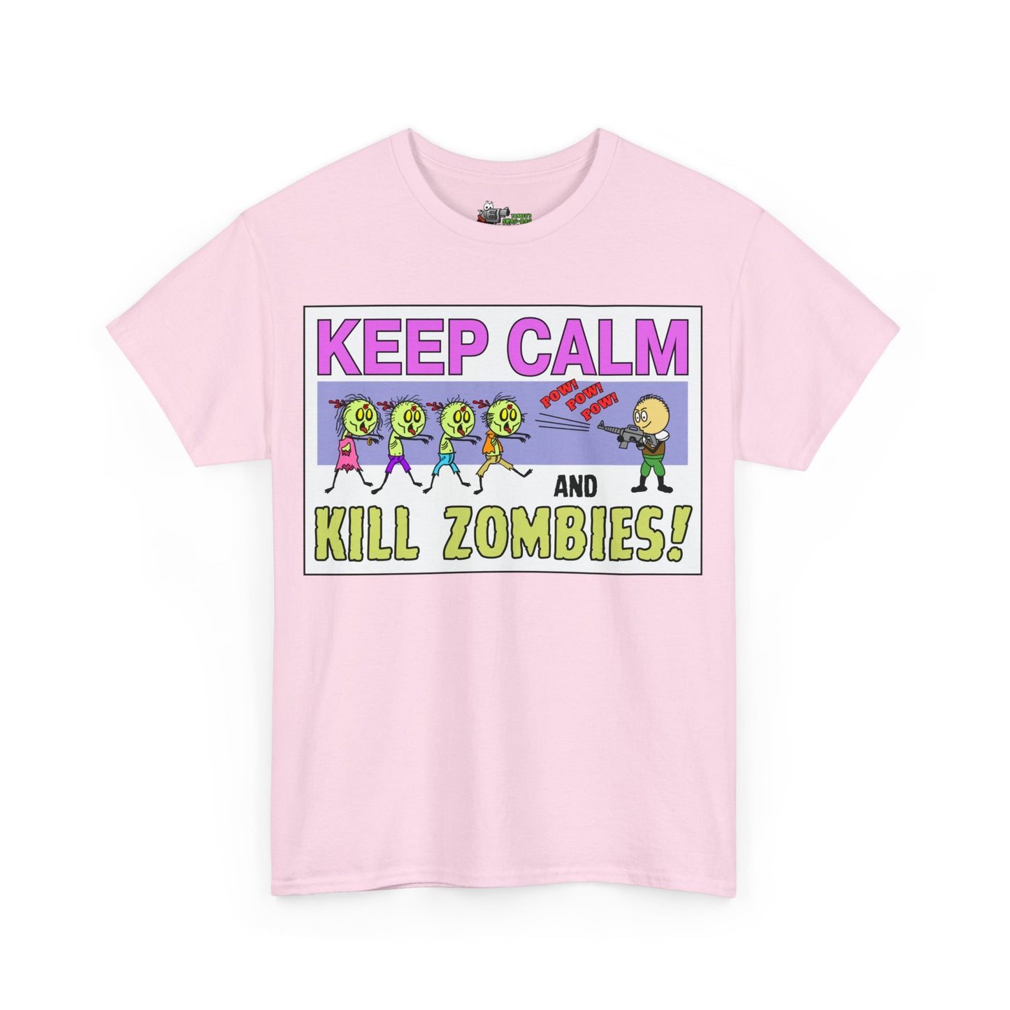 Kill Zombies! Unisex Heavy Cotton Tee