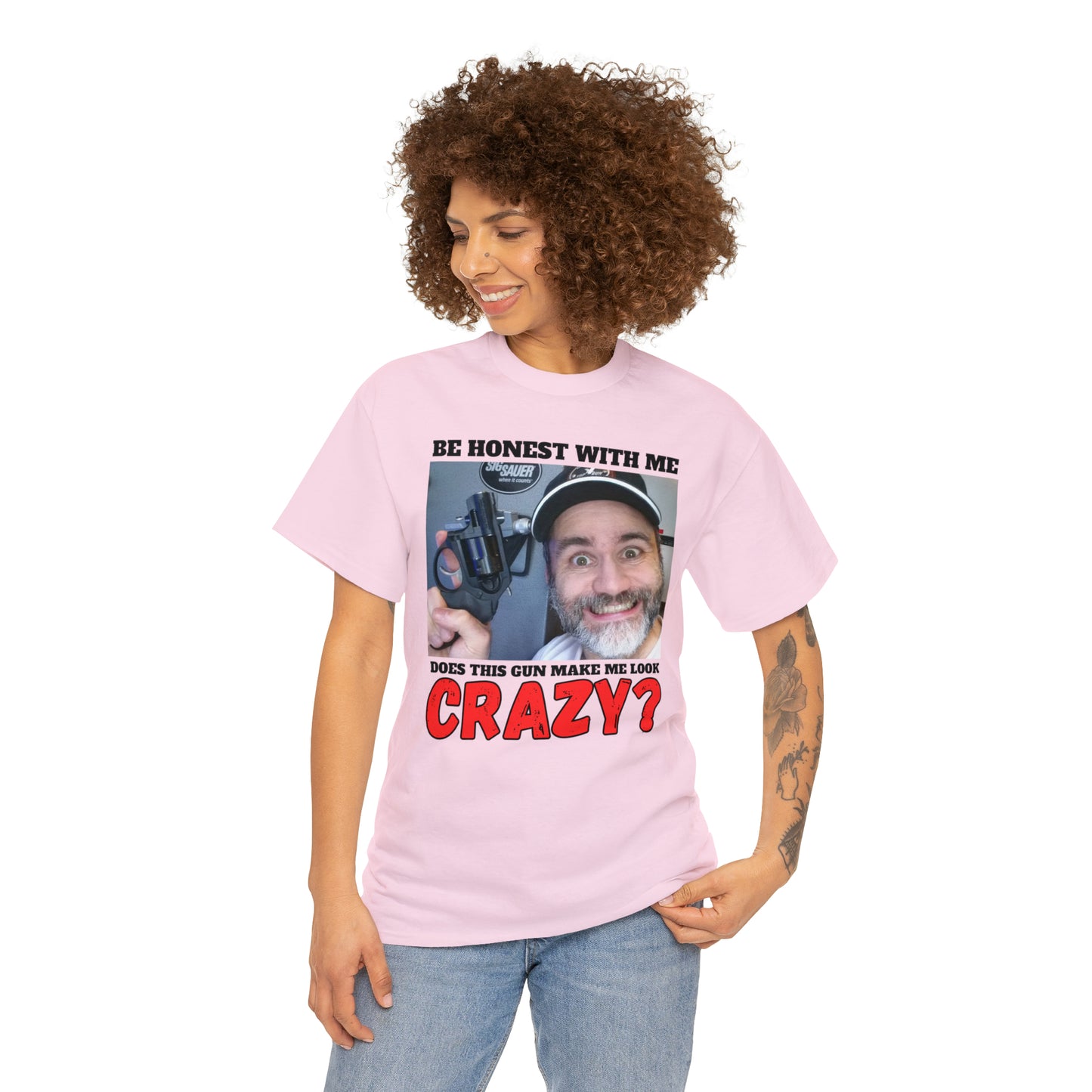 Crazy? Unisex Heavy Cotton Tee