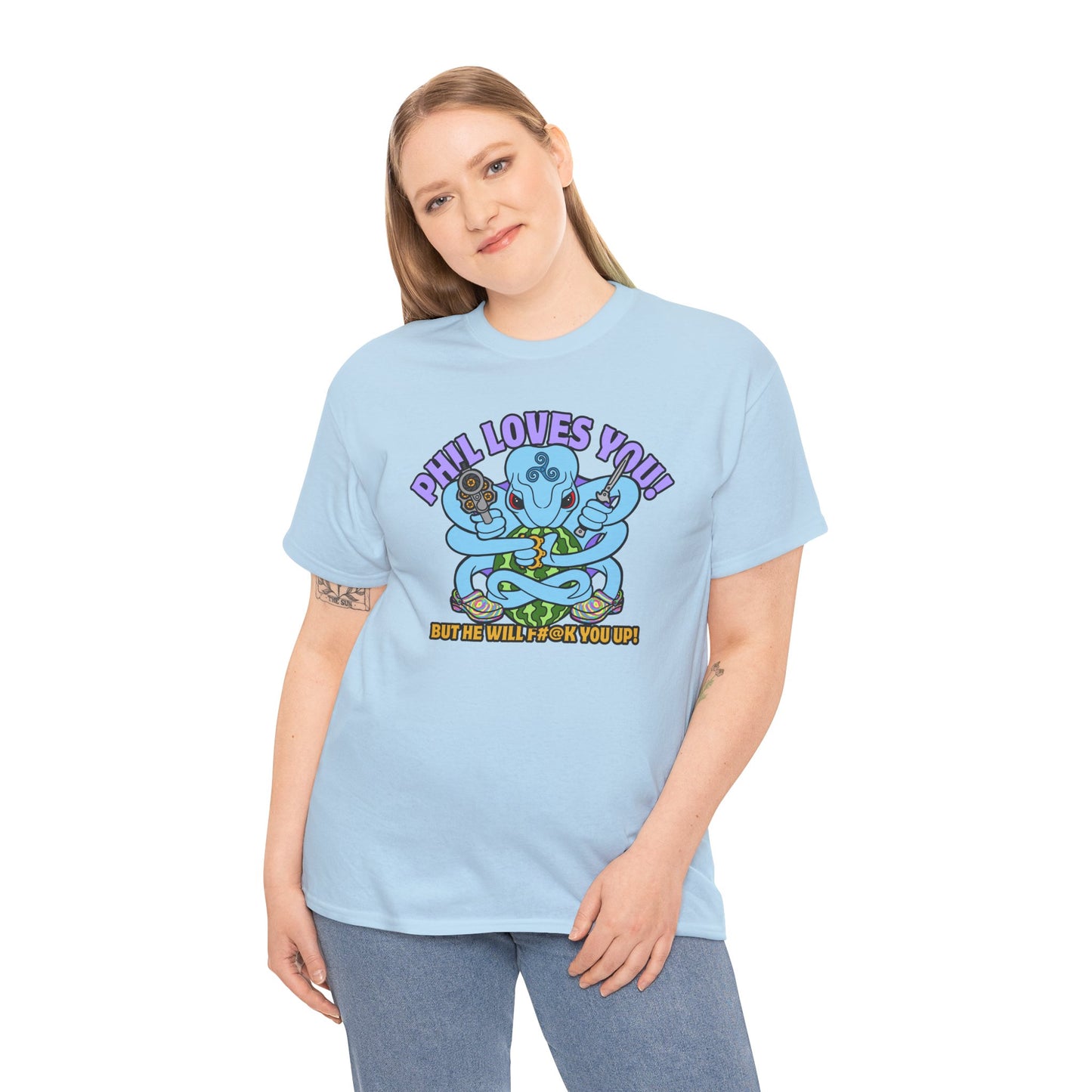 Phil Loves You! Unisex Heavy Cotton Tee