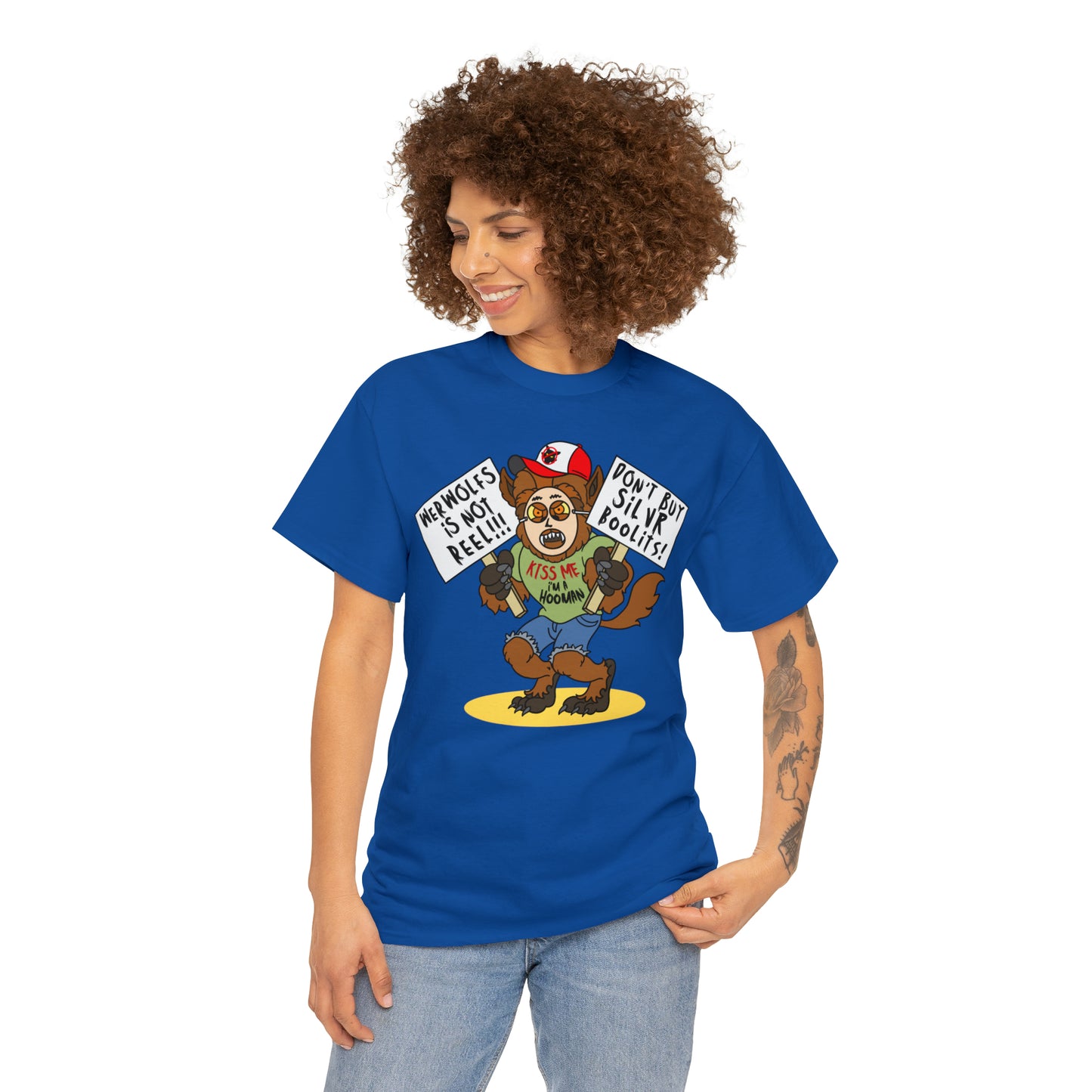 Werwolfs Is Not Reel! Unisex Heavy Cotton Tee