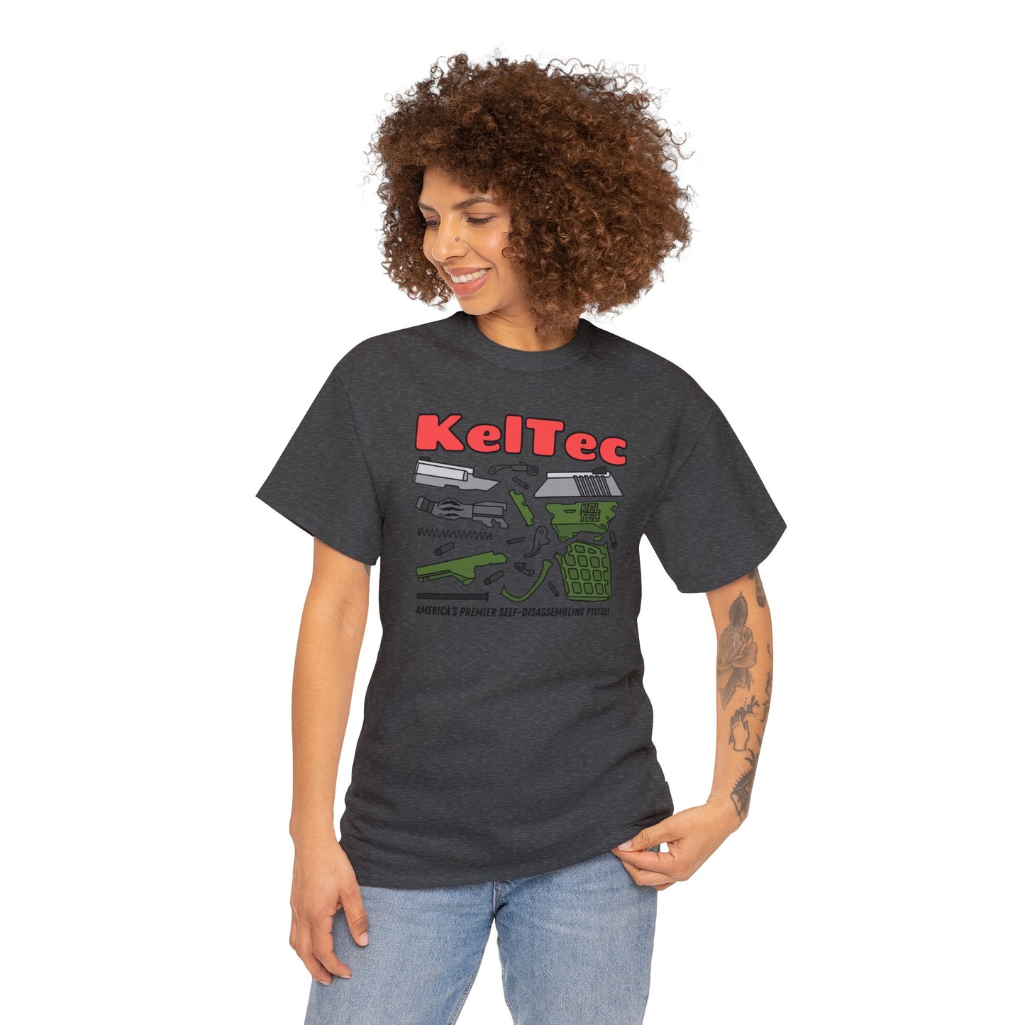 KelTec Disassembled Unisex Heavy Cotton Tee