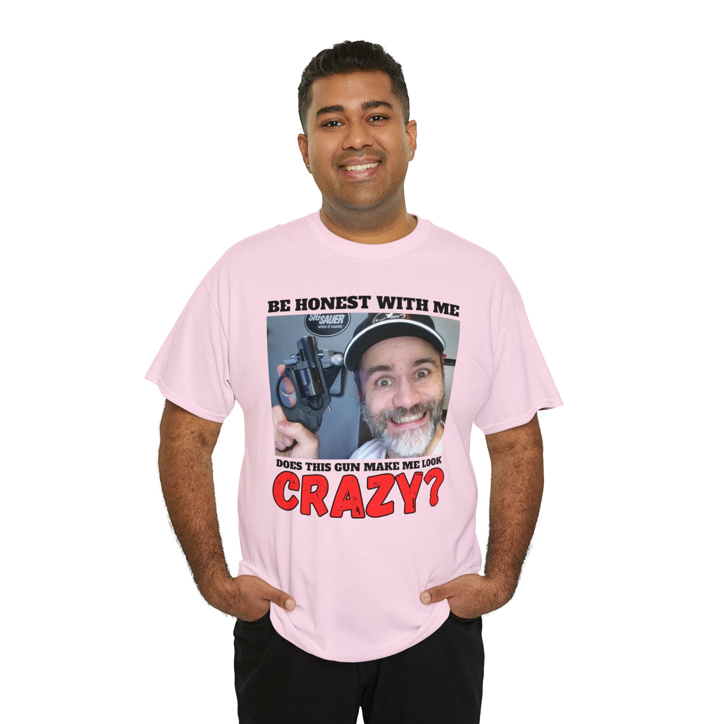 Crazy? Unisex Heavy Cotton Tee