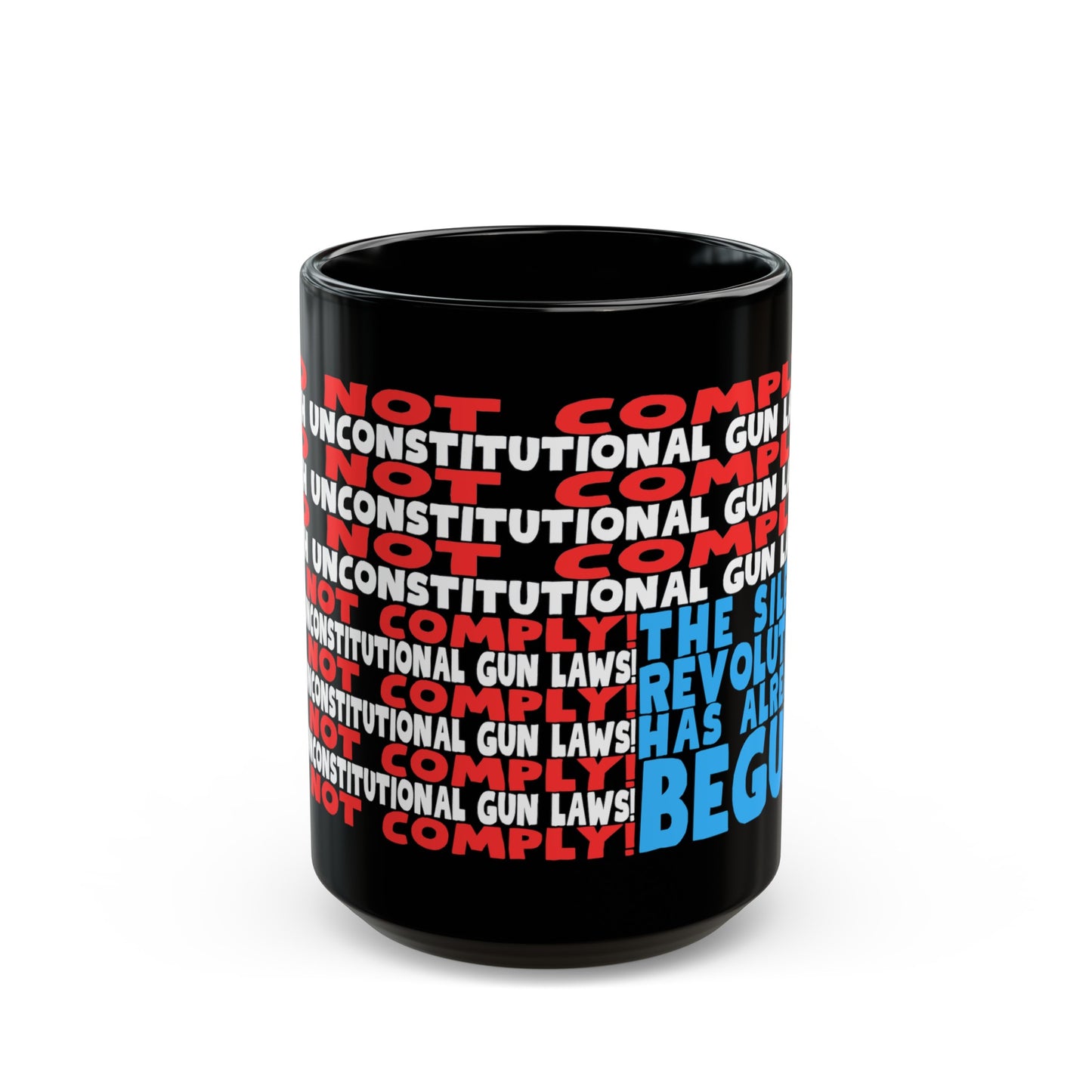 Do Not Comply! Black Mug (11oz, 15oz)