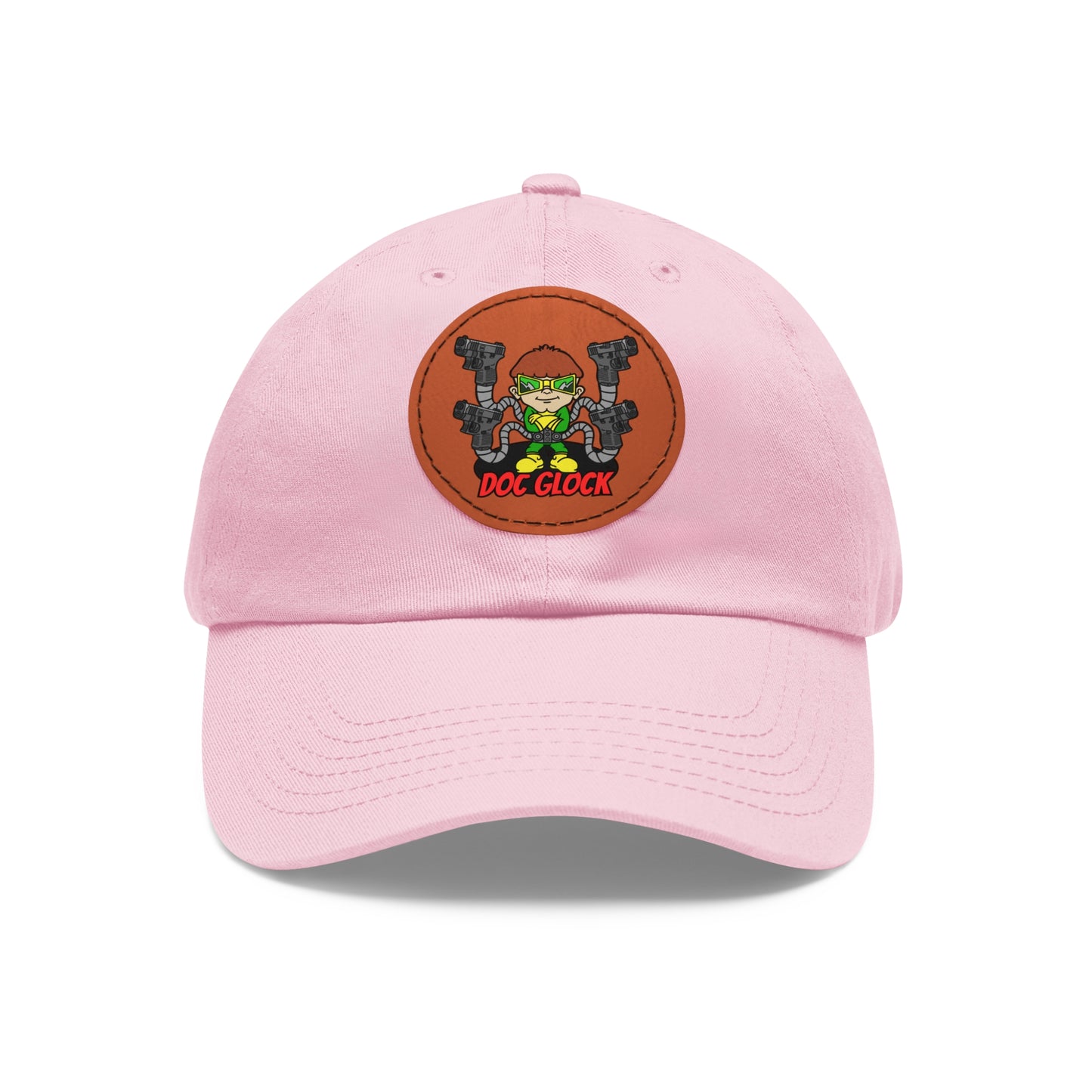 Doc Glock! Dad Hat with Leather Patch (Round)