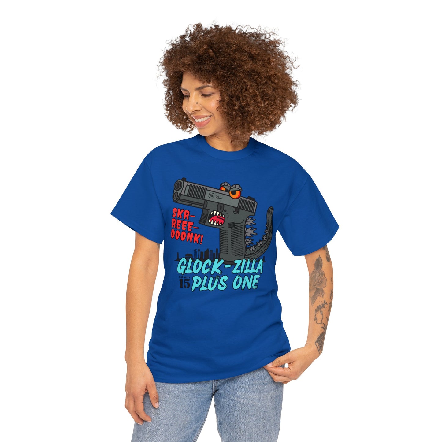 Glock-zilla! Unisex Heavy Cotton Tee