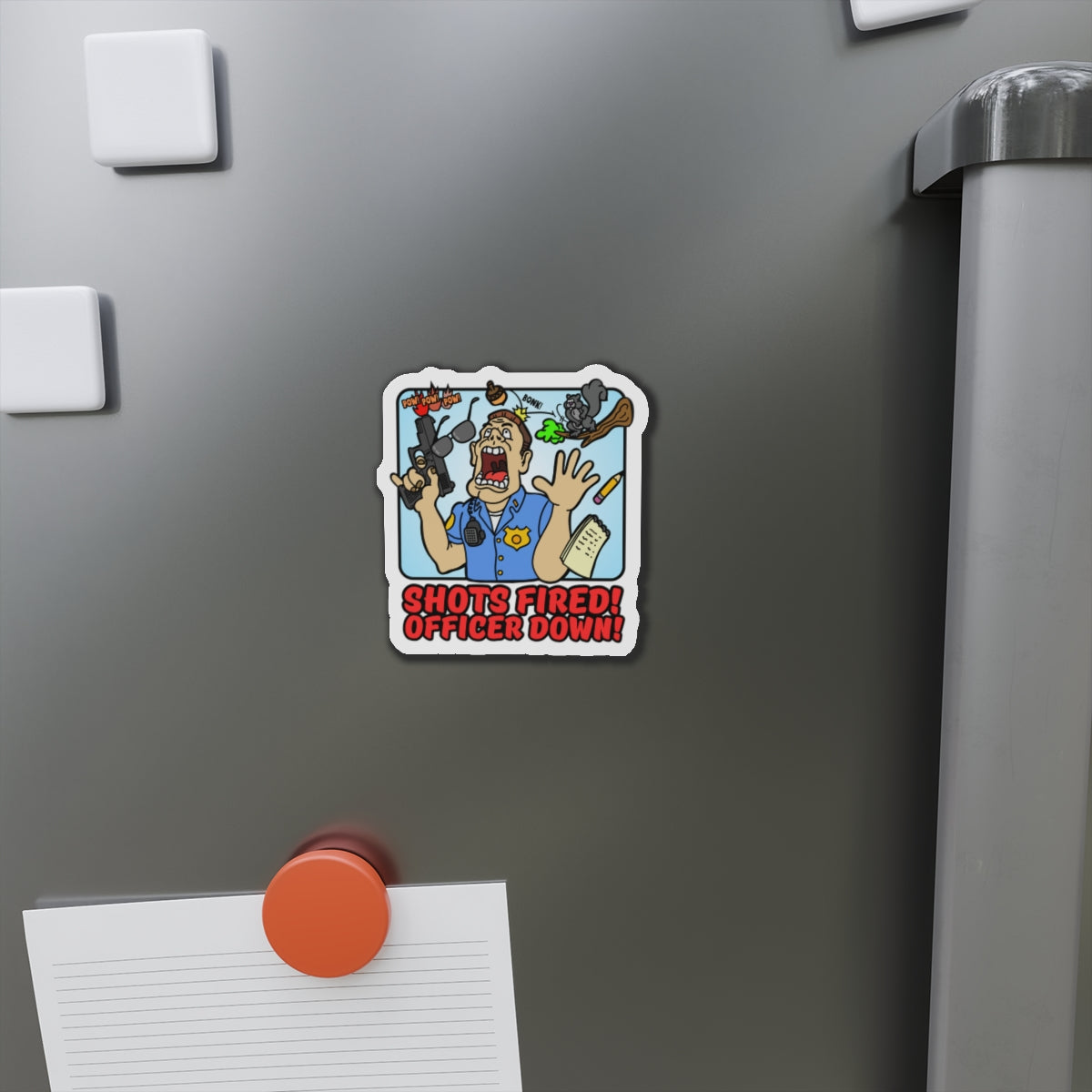 Shots Fired! Die-Cut Magnets