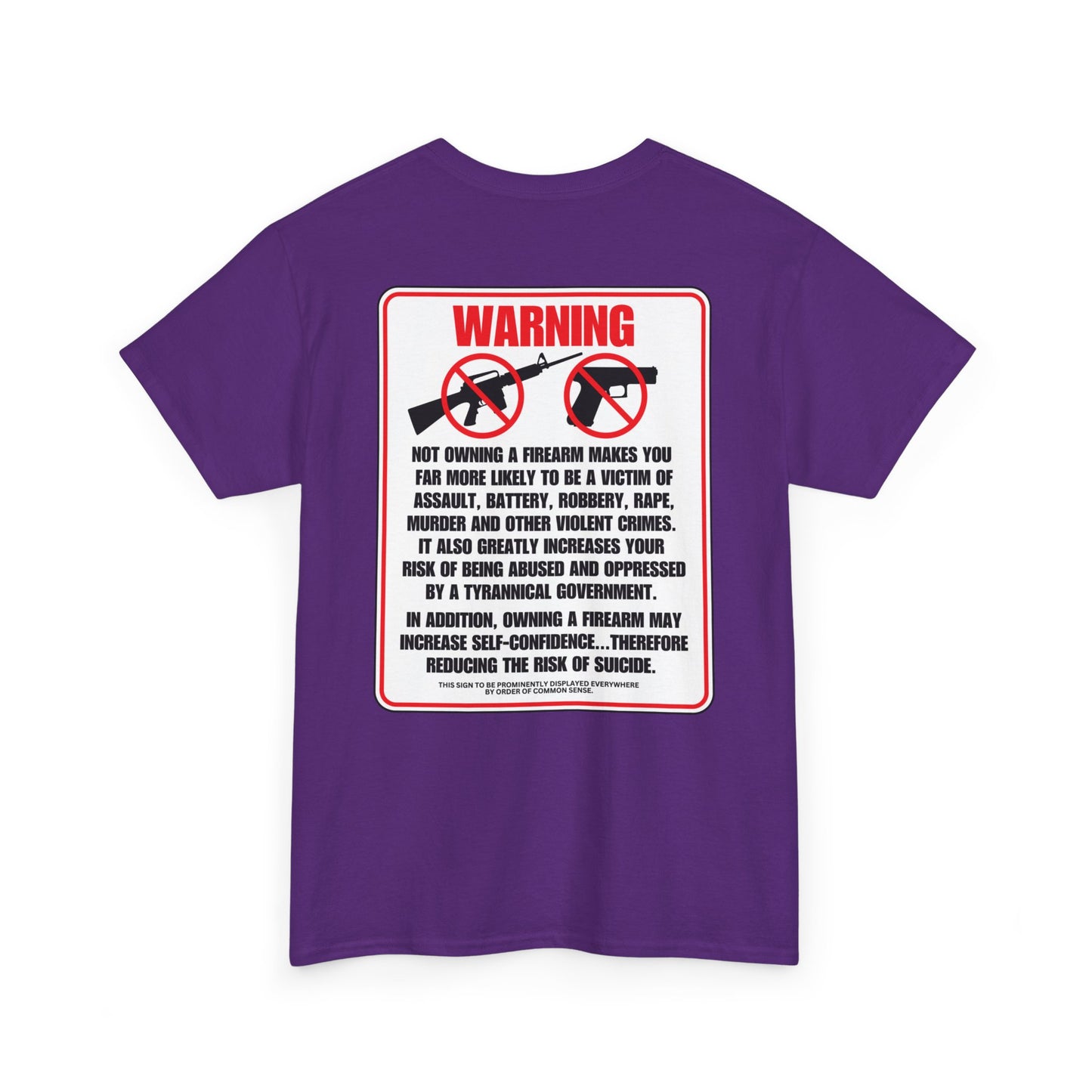 Firearm Safety! Unisex Heavy Cotton Tee