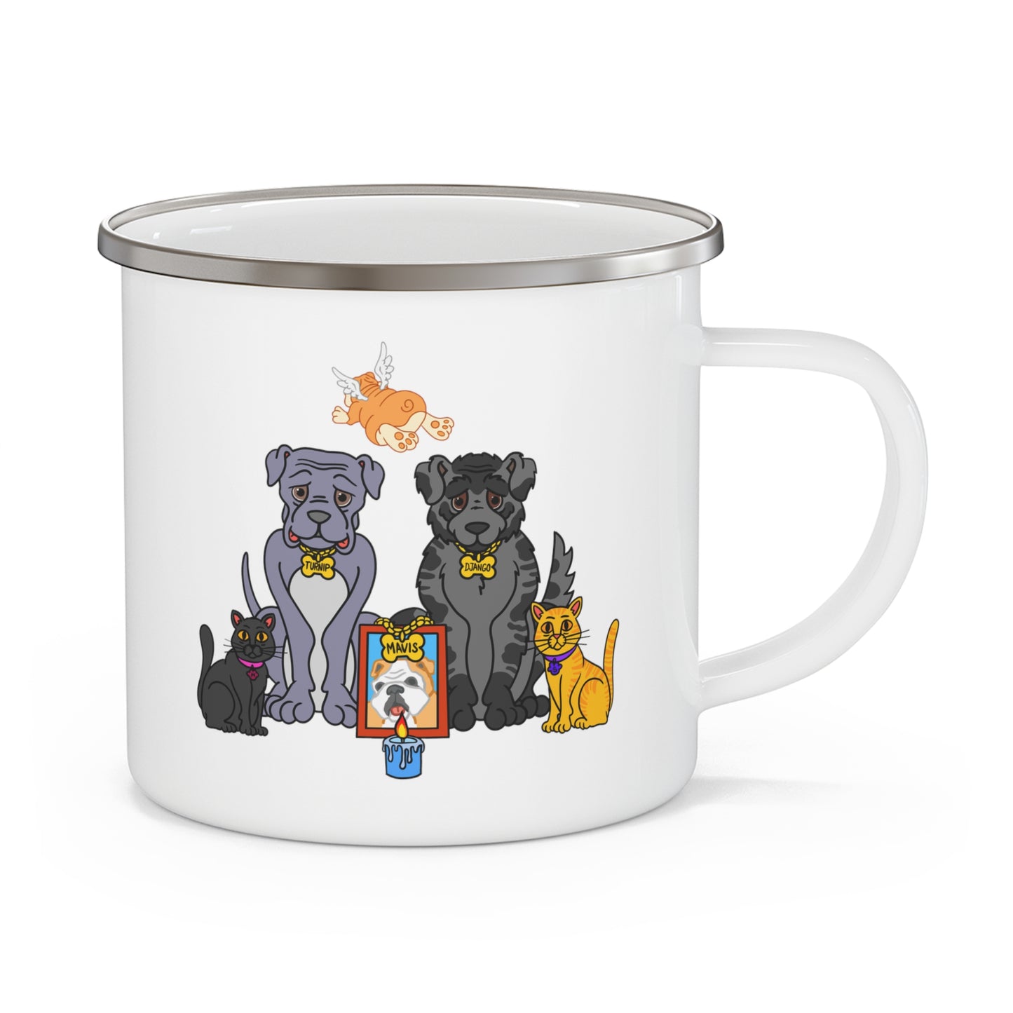 Lost but Still Loved (Mavis tribute) Enamel Camping Mug