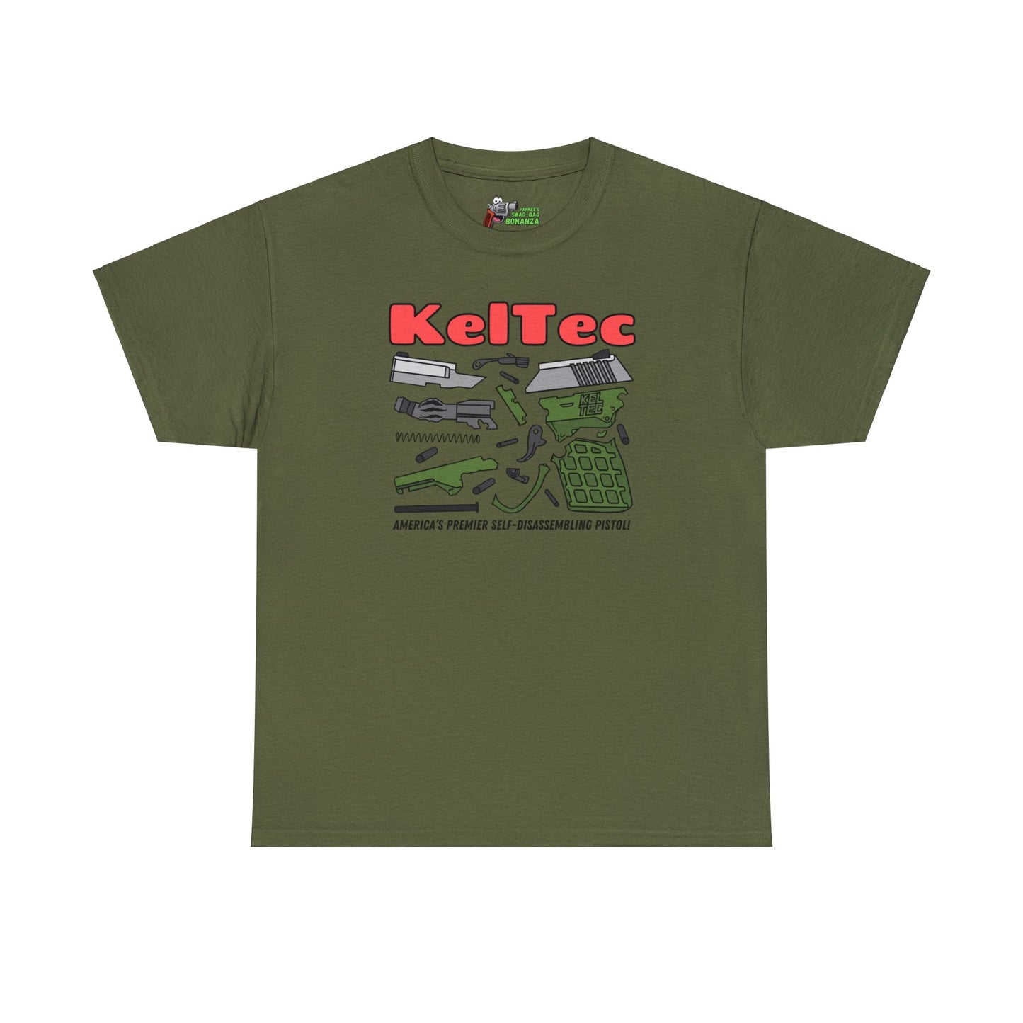KelTec Disassembled Unisex Heavy Cotton Tee