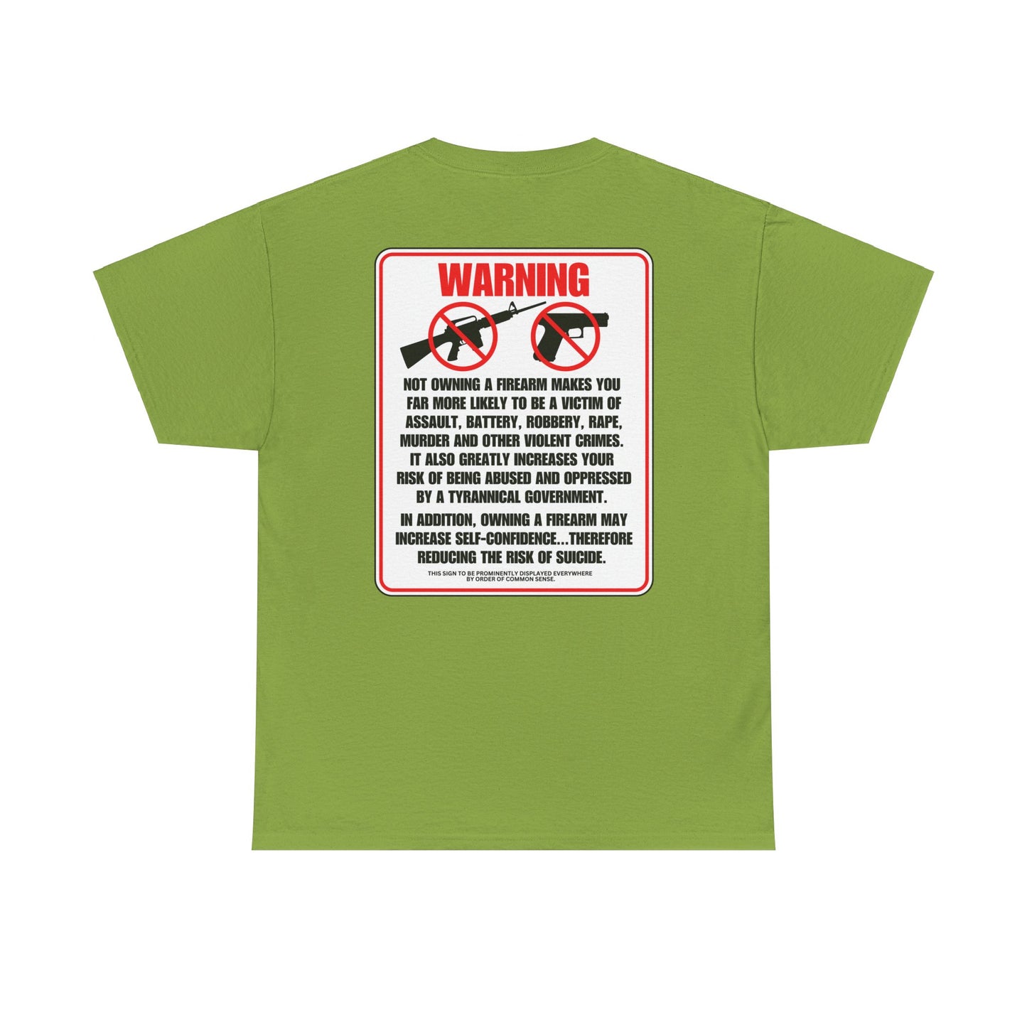 Firearm Safety! Unisex Heavy Cotton Tee