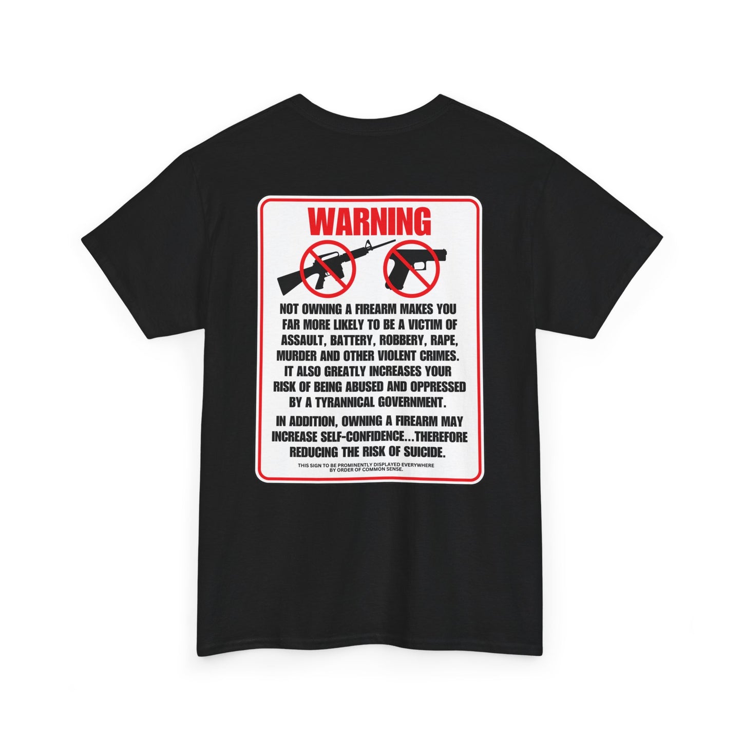 Firearm Safety! Unisex Heavy Cotton Tee