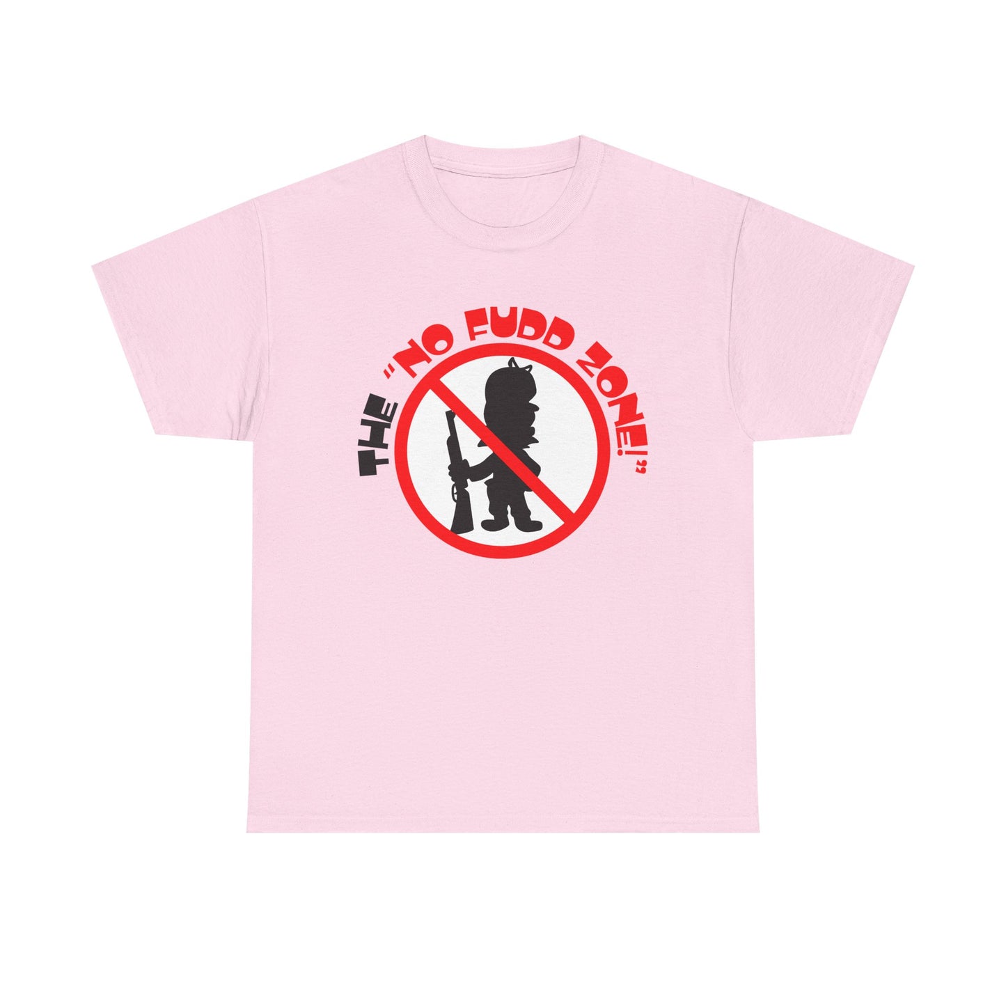 The NO FUDD ZONE! Unisex Heavy Cotton Tee
