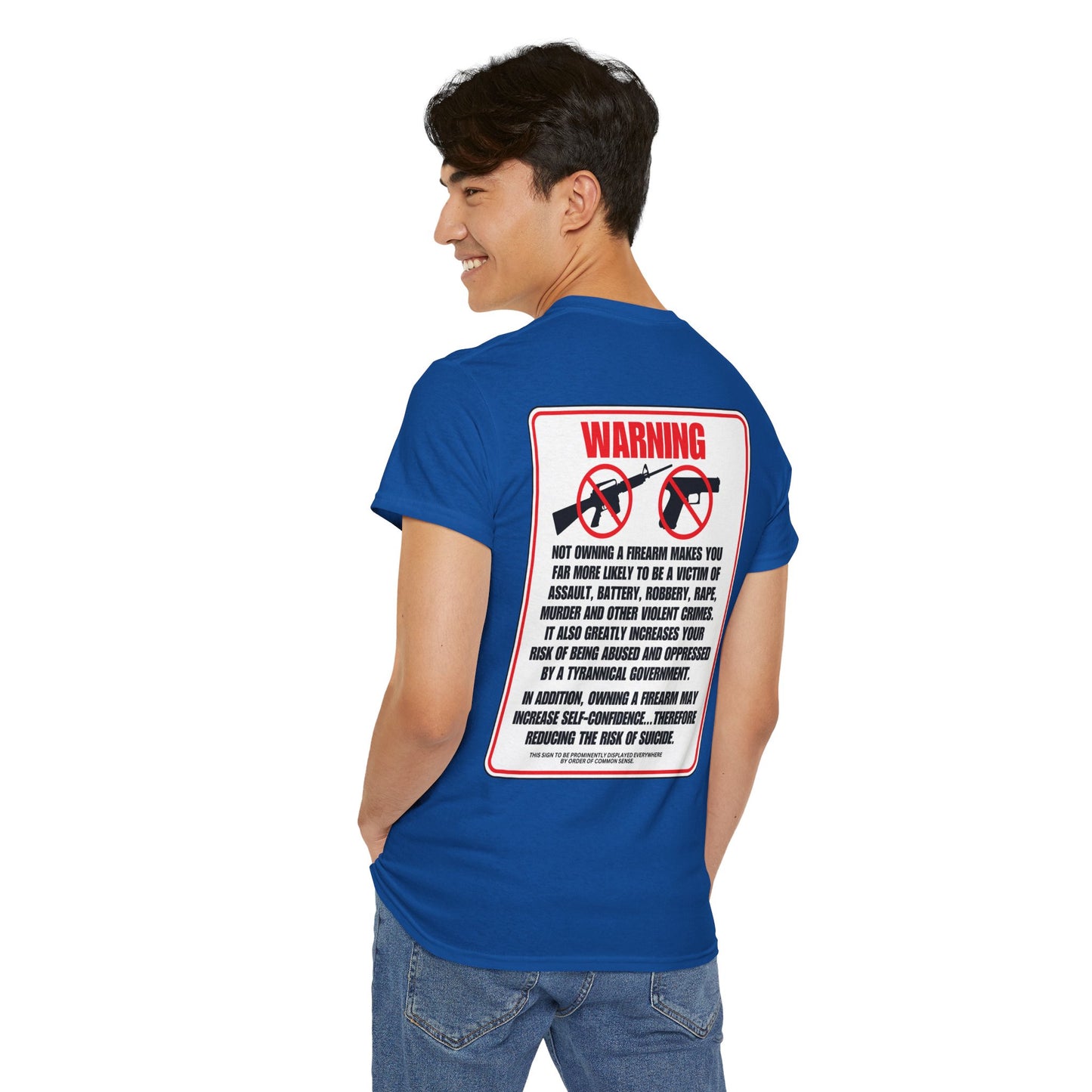 Firearm Safety! Unisex Heavy Cotton Tee