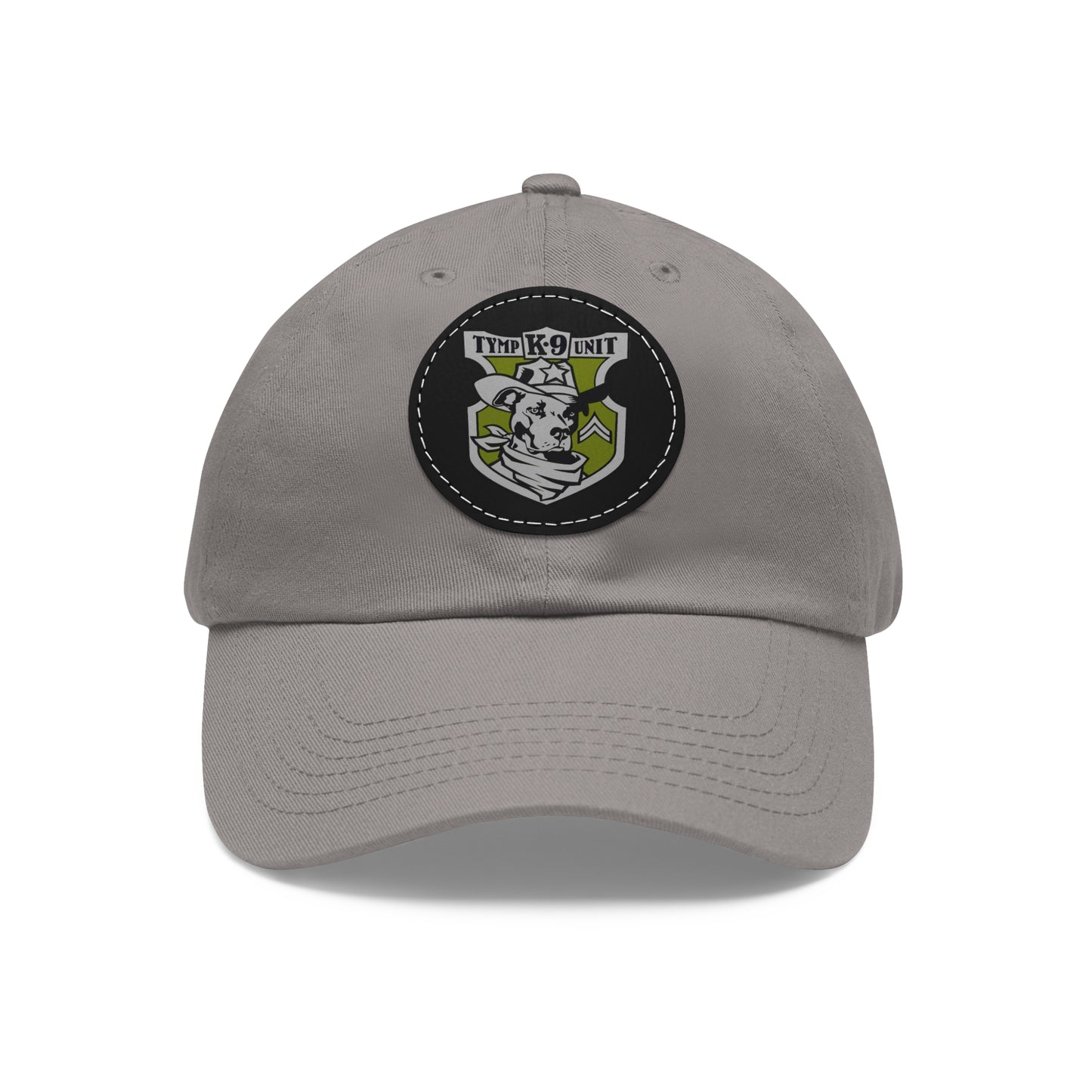 K9 Unit Corporel Dad Hat with Leather Patch (Round)