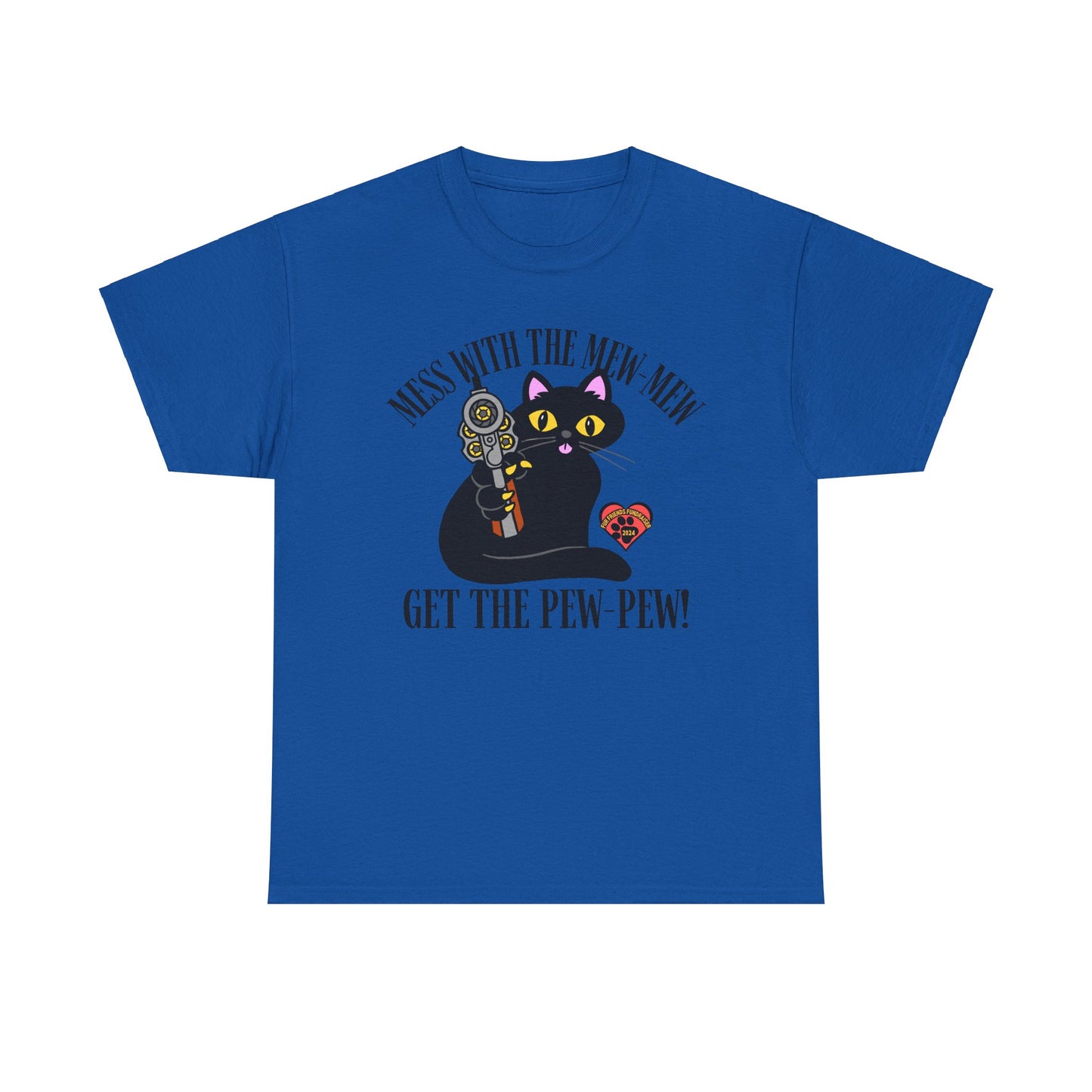 Mess with the Mew-Mew! (FFF) Unisex Heavy Cotton Tee