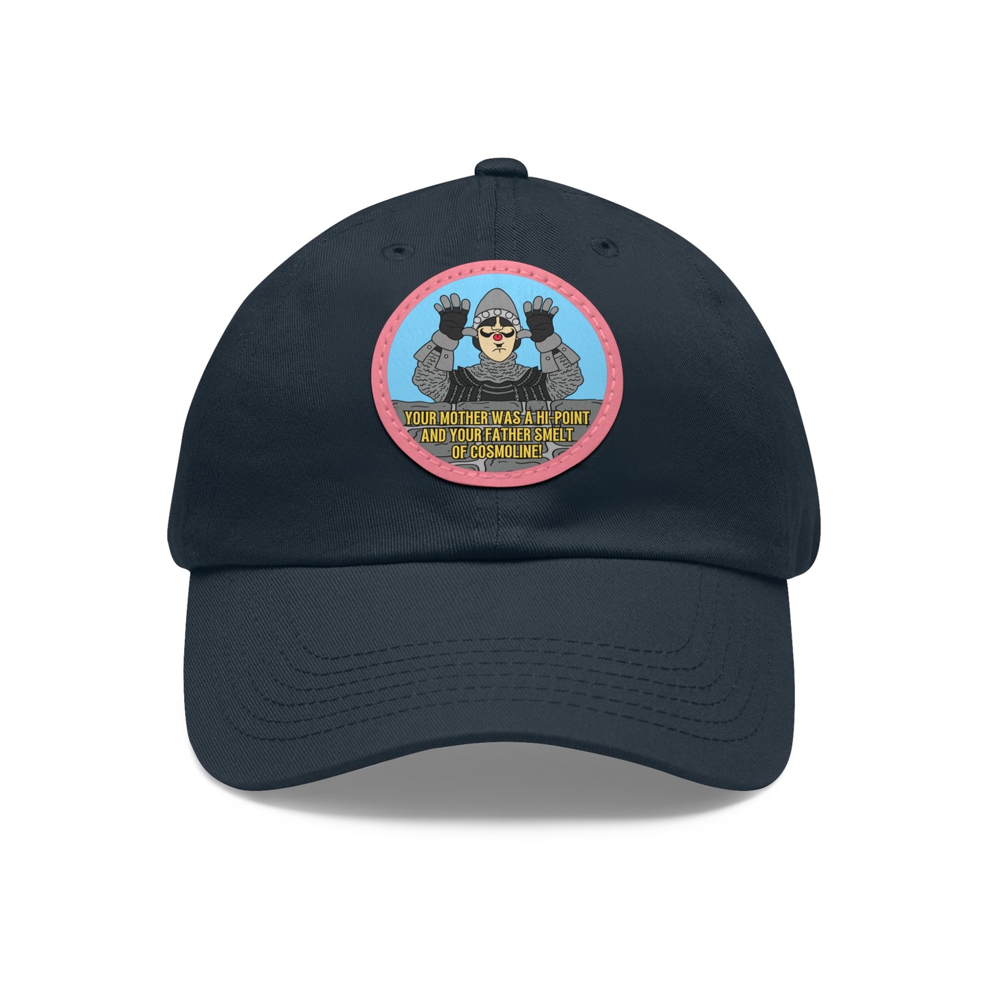 Cosmoline Taunt! Dad Hat with Leather Patch (Round)