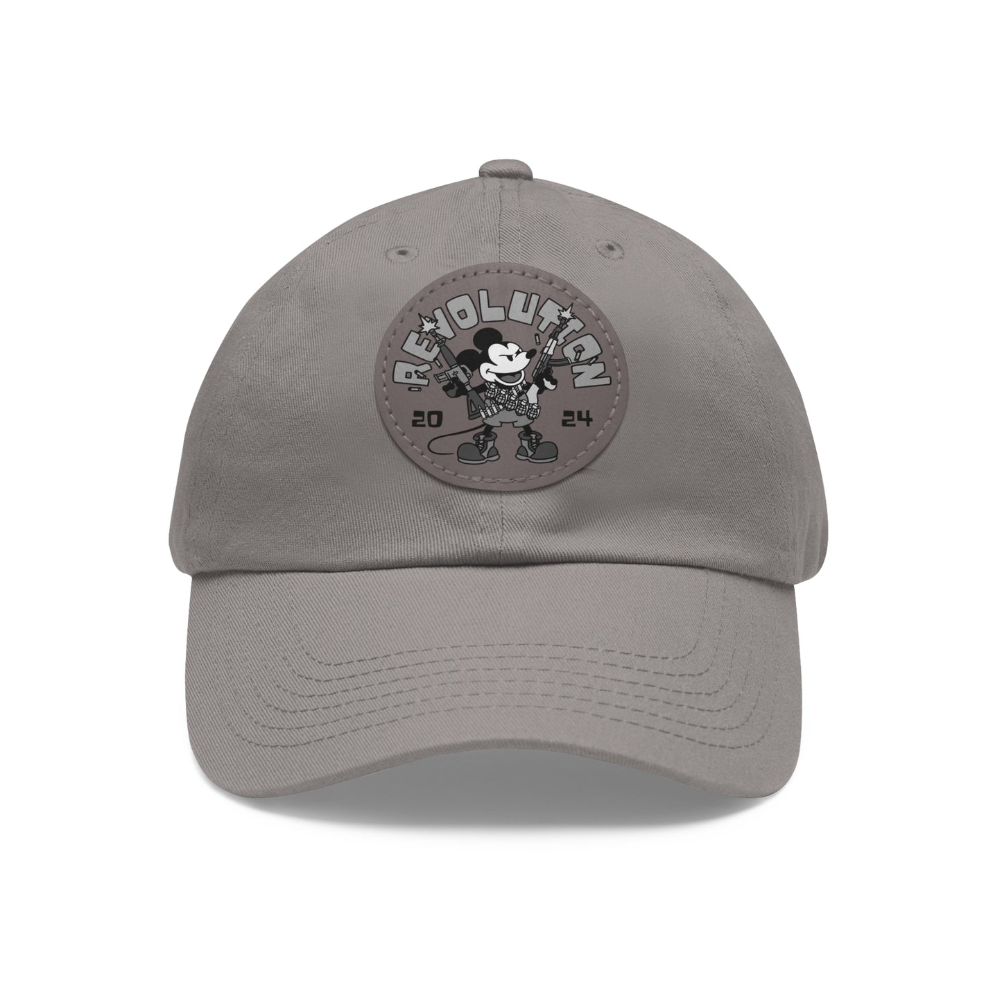 Revolutionary Willie! Dad Hat with Leather Patch (Round)