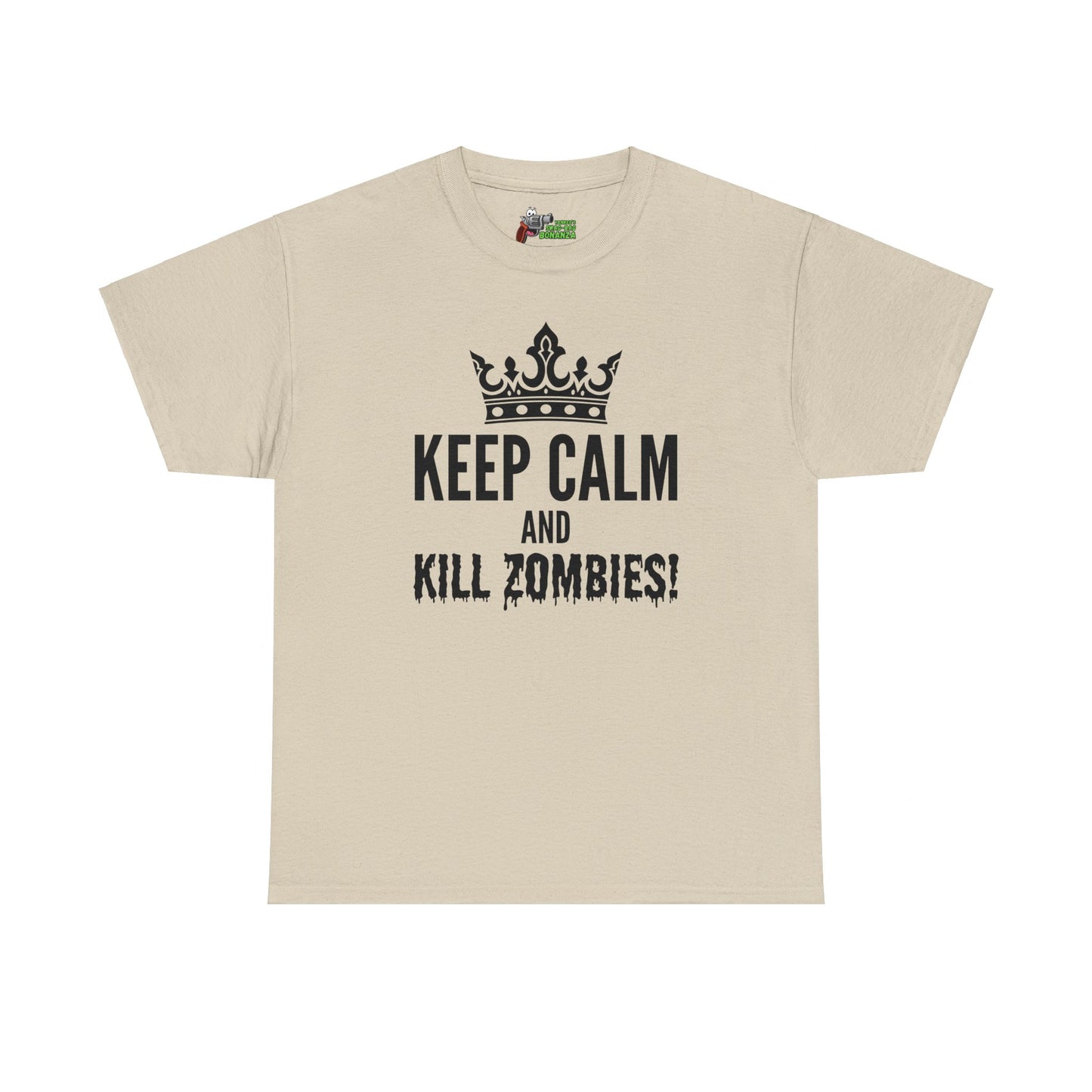 Keep Calm & Kill Zombies! Unisex Heavy Cotton Tee