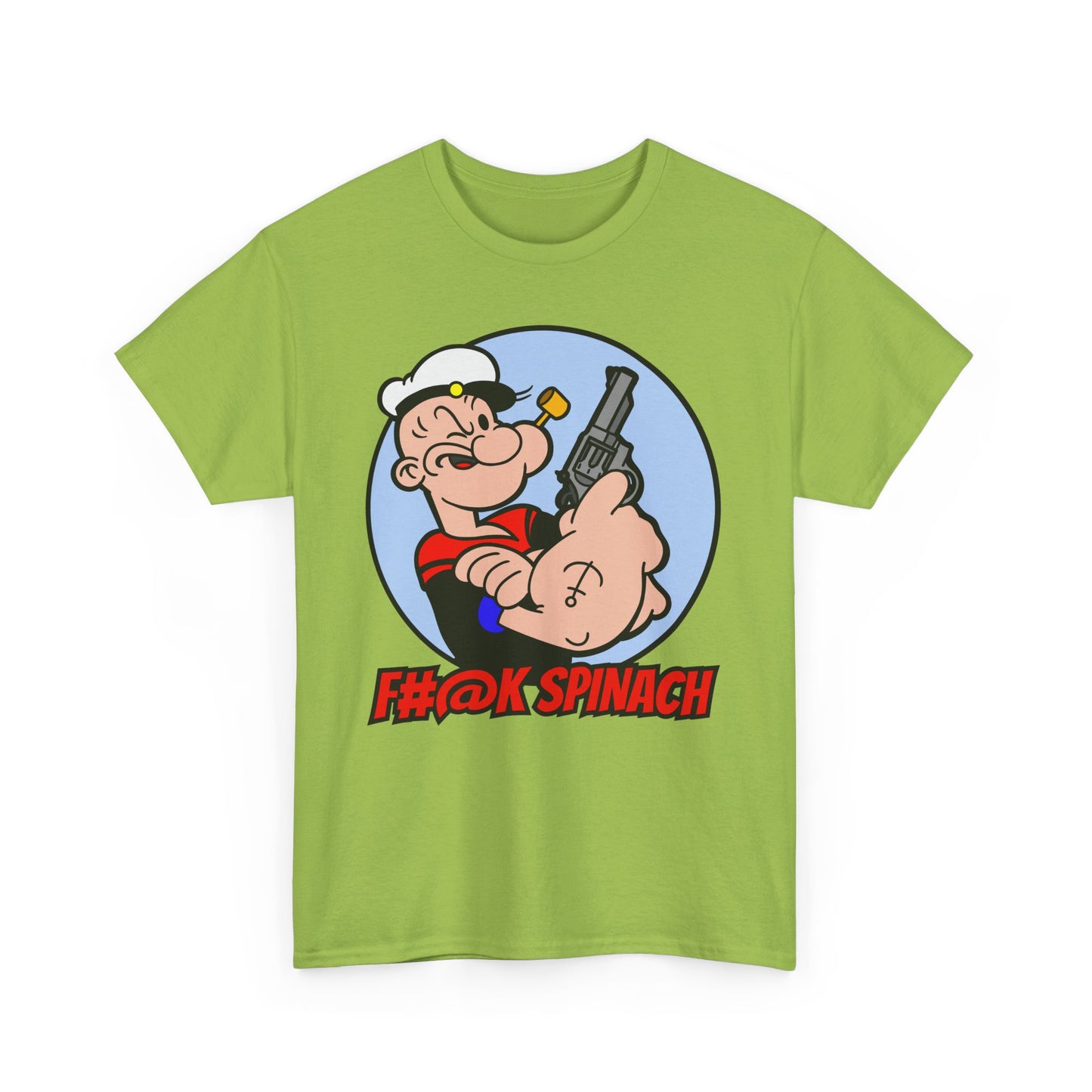 F#@K Spinach! Unisex Heavy Cotton Tee