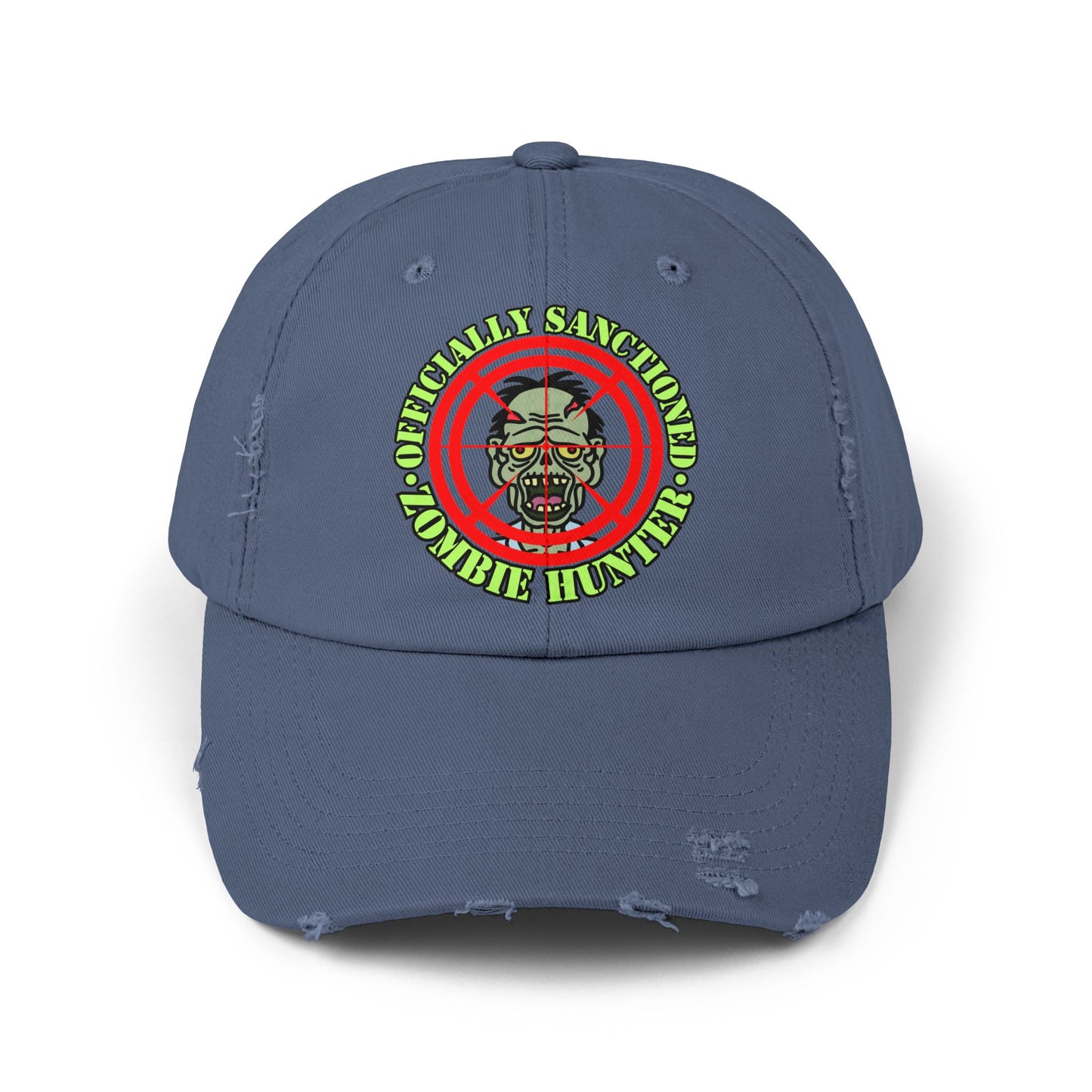 Zombie Hunter Unisex Distressed Cap