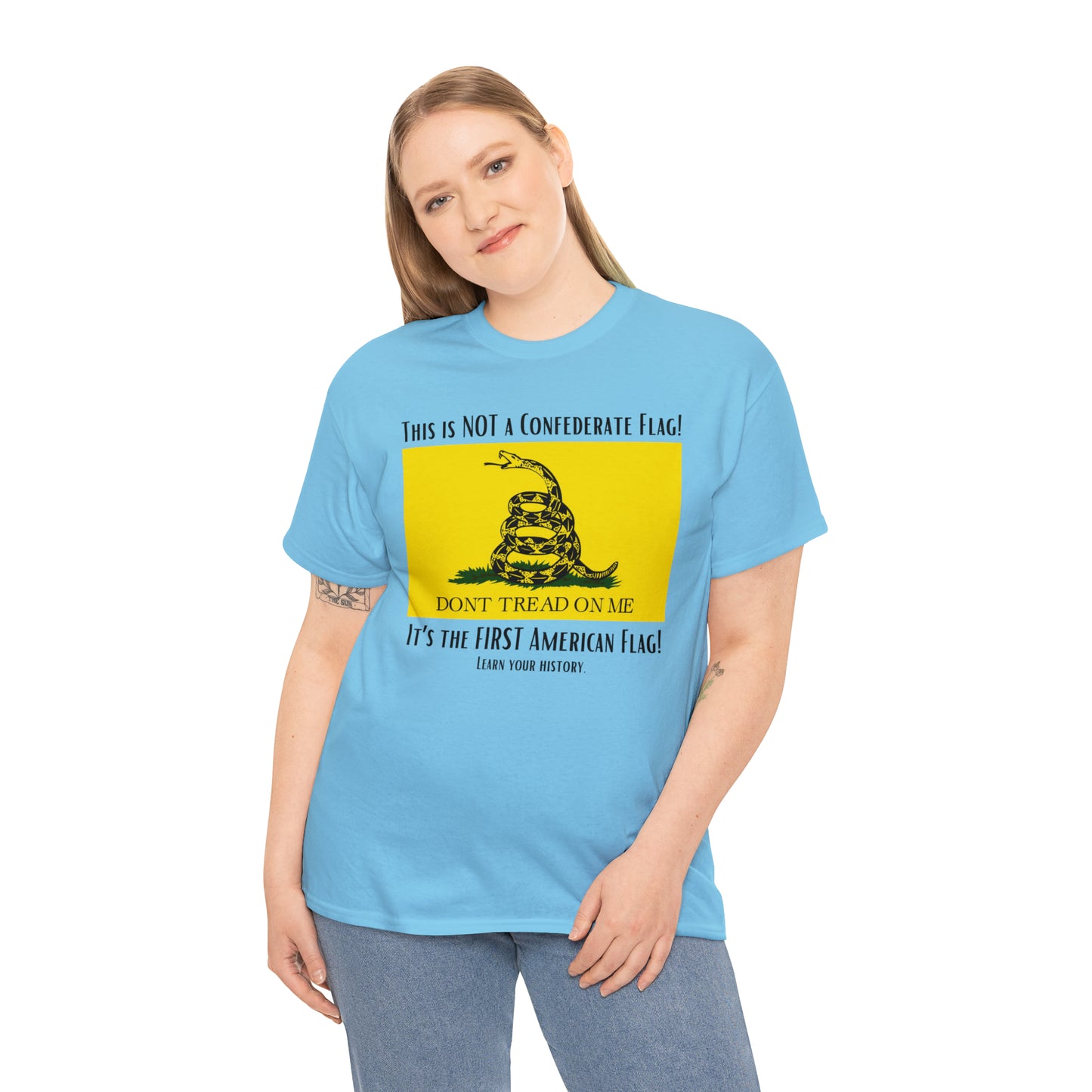 1st American Flag Unisex Heavy Cotton Tee