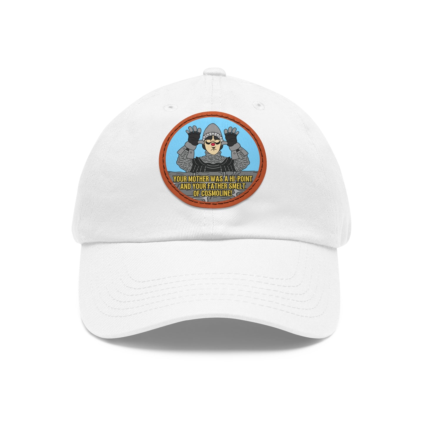 Cosmoline Taunt! Dad Hat with Leather Patch (Round)