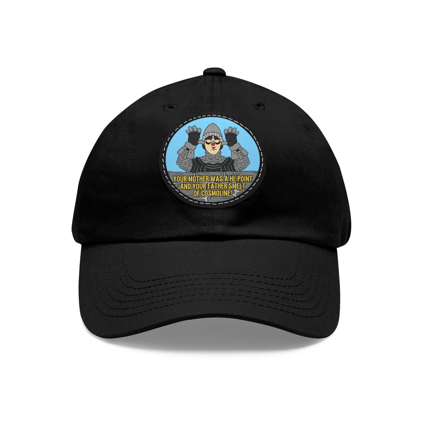 Cosmoline Taunt! Dad Hat with Leather Patch (Round)