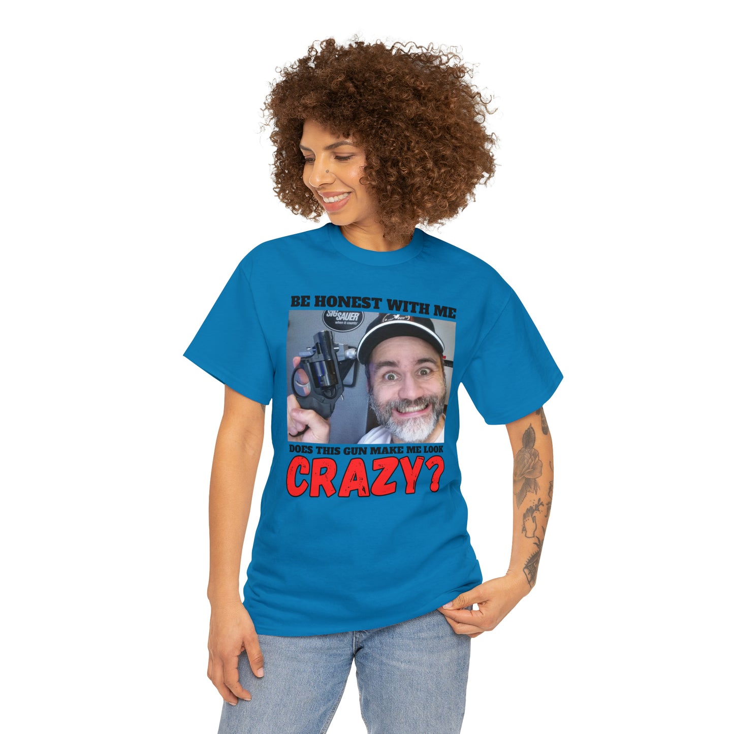 Crazy? Unisex Heavy Cotton Tee