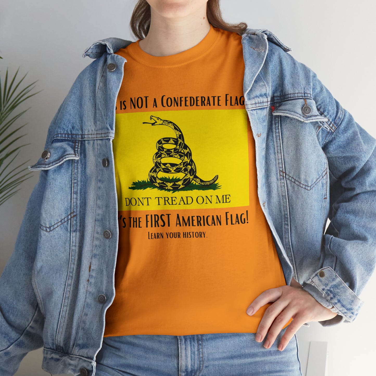 1st American Flag Unisex Heavy Cotton Tee