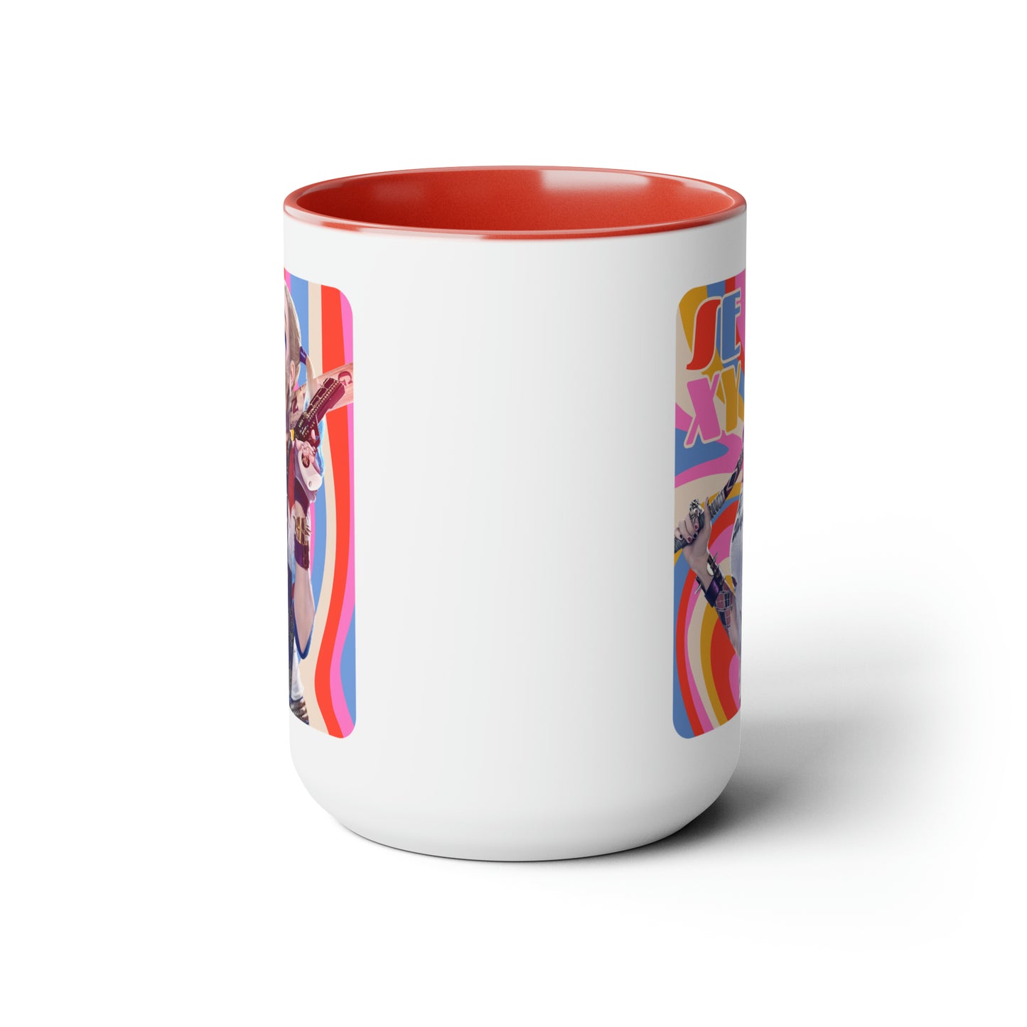 SEXY & Packin' Two-Tone Coffee Mugs, 15oz