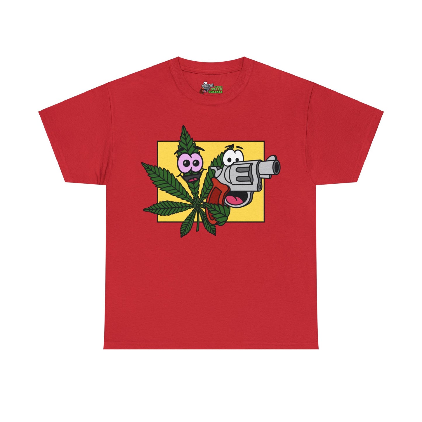 Weed & Guns! (No Text) Unisex Heavy Cotton Tee