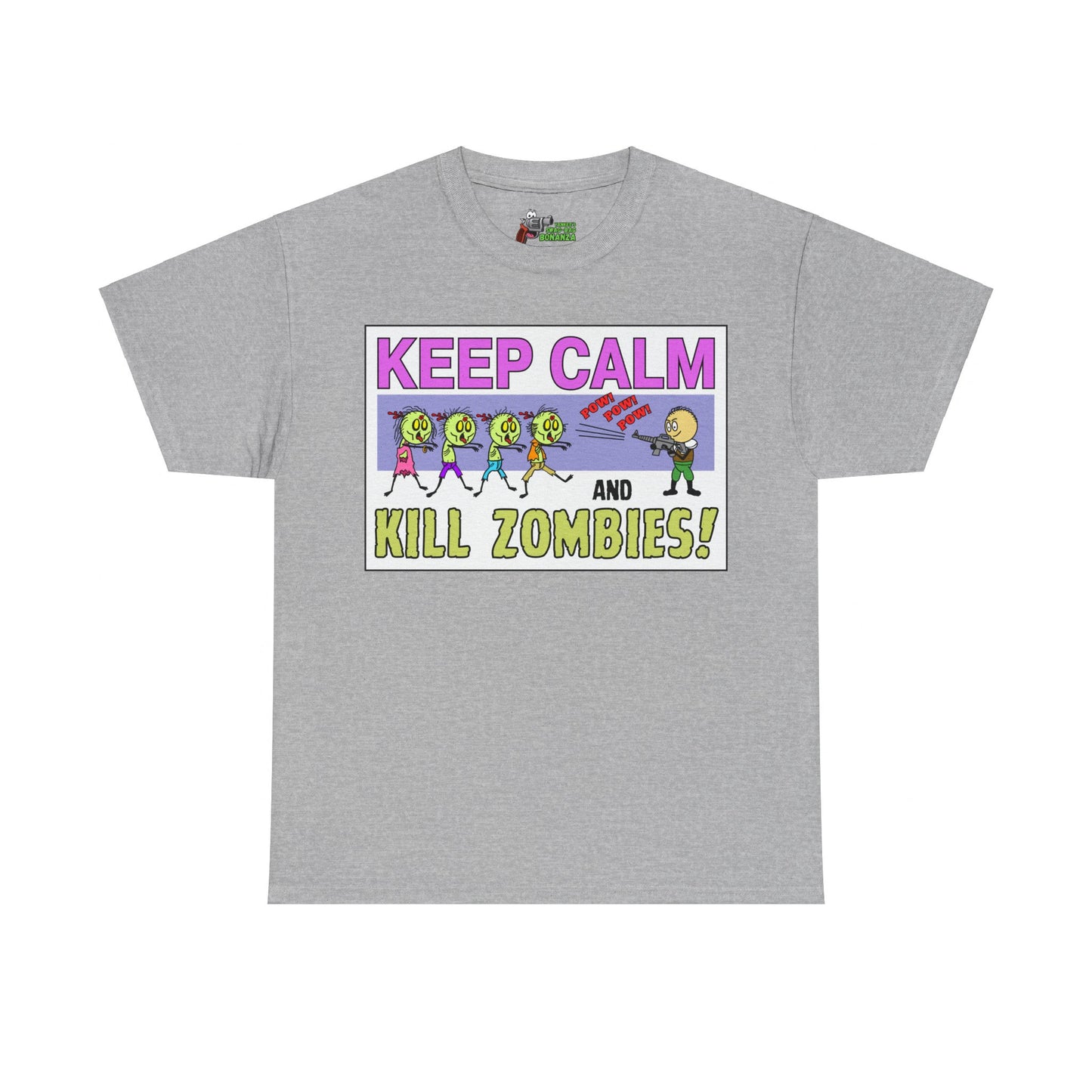 Kill Zombies! Unisex Heavy Cotton Tee