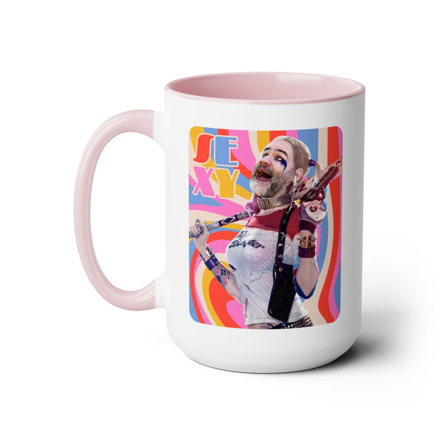 SEXY & Packin' Two-Tone Coffee Mugs, 15oz