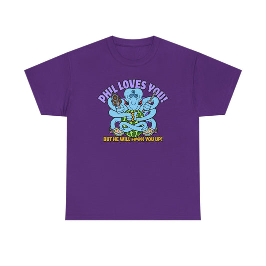 Phil Loves You! Unisex Heavy Cotton Tee