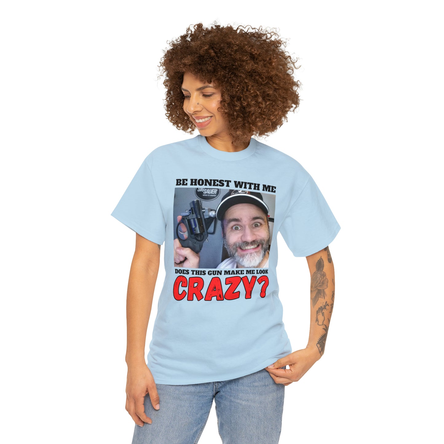 Crazy? Unisex Heavy Cotton Tee